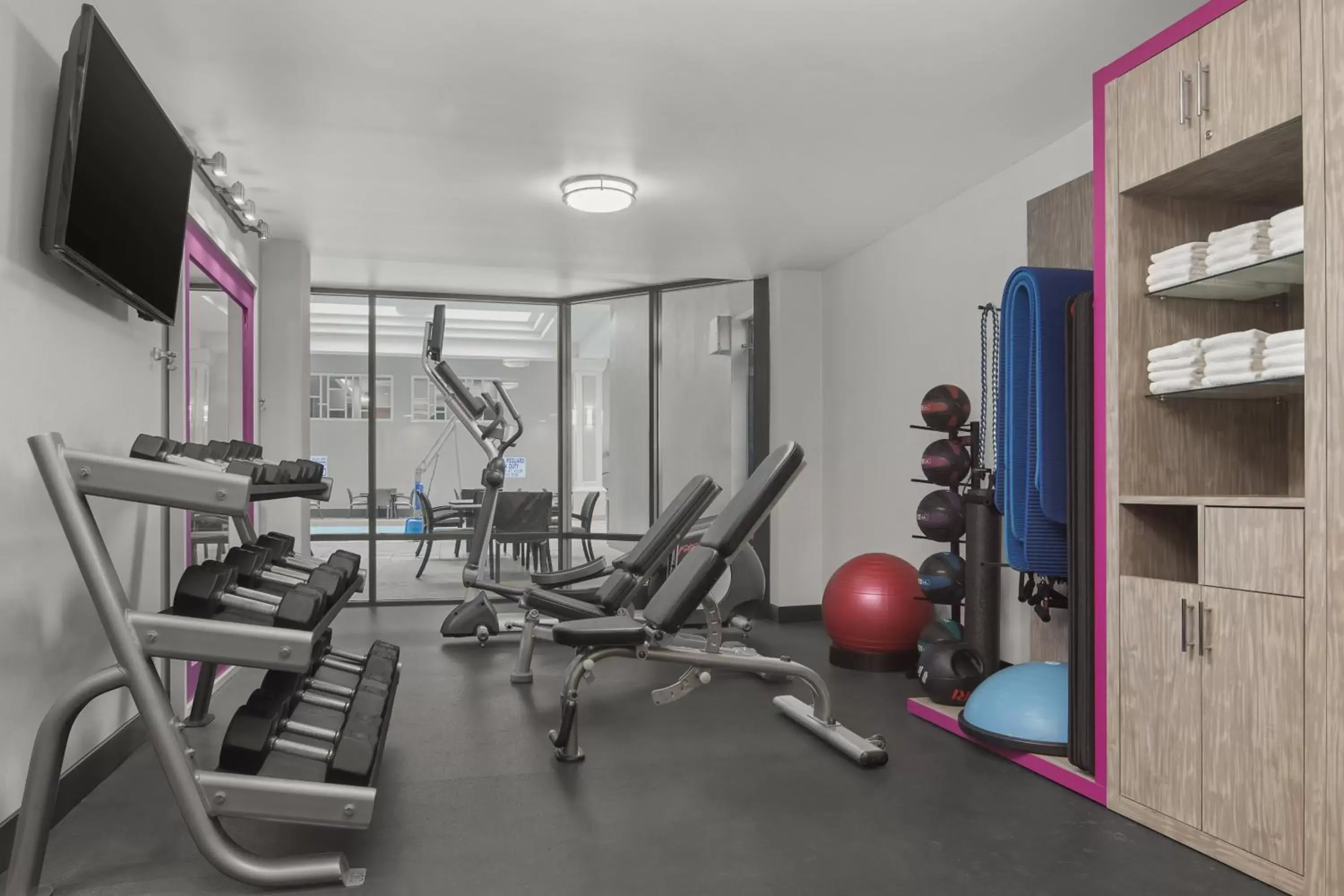 Fitness centre/facilities, Fitness Center/Facilities in Crowne Plaza Greenville, an IHG Hotel