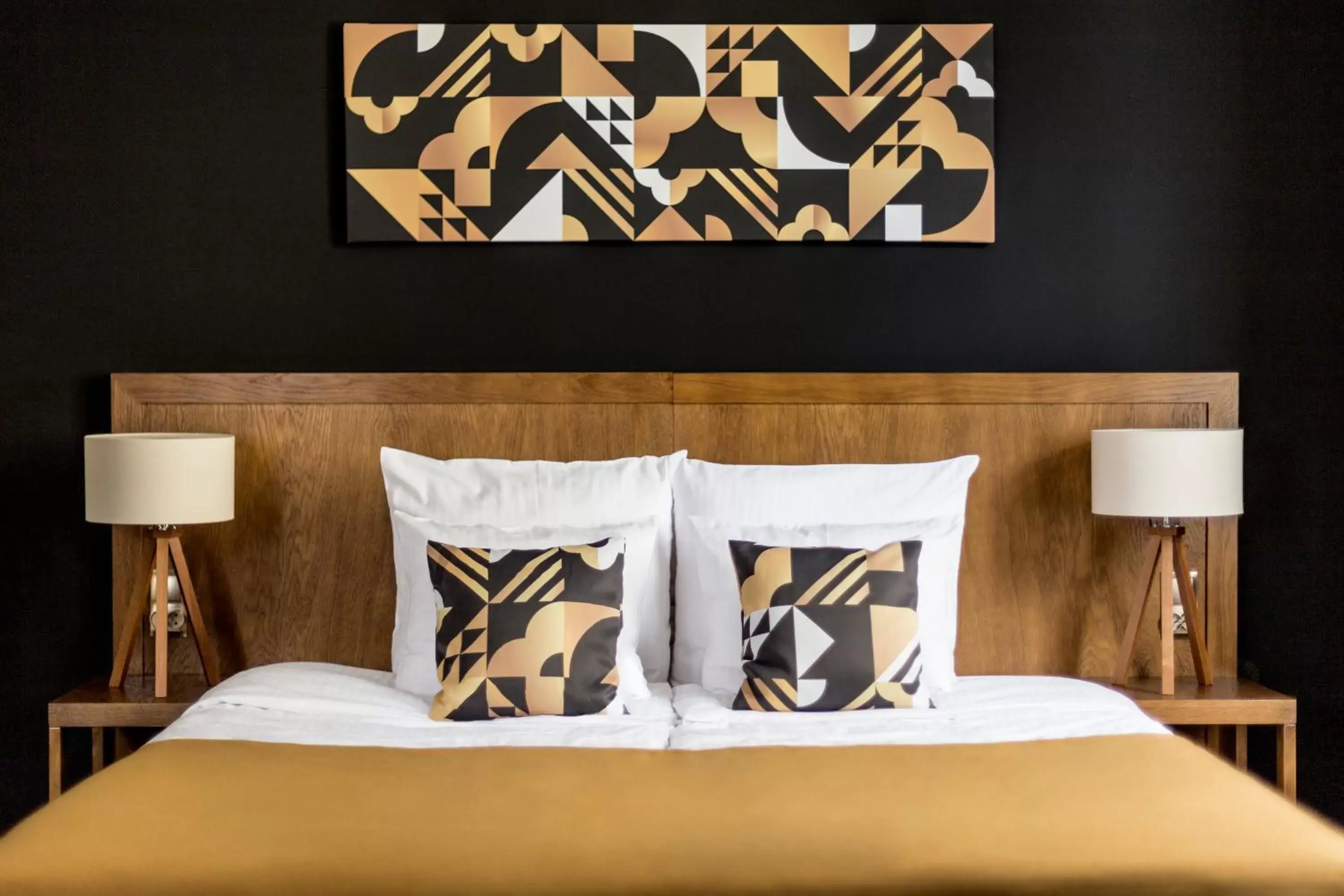 Bed, Room Photo in Zulian Aparthotel by Artery Hotels