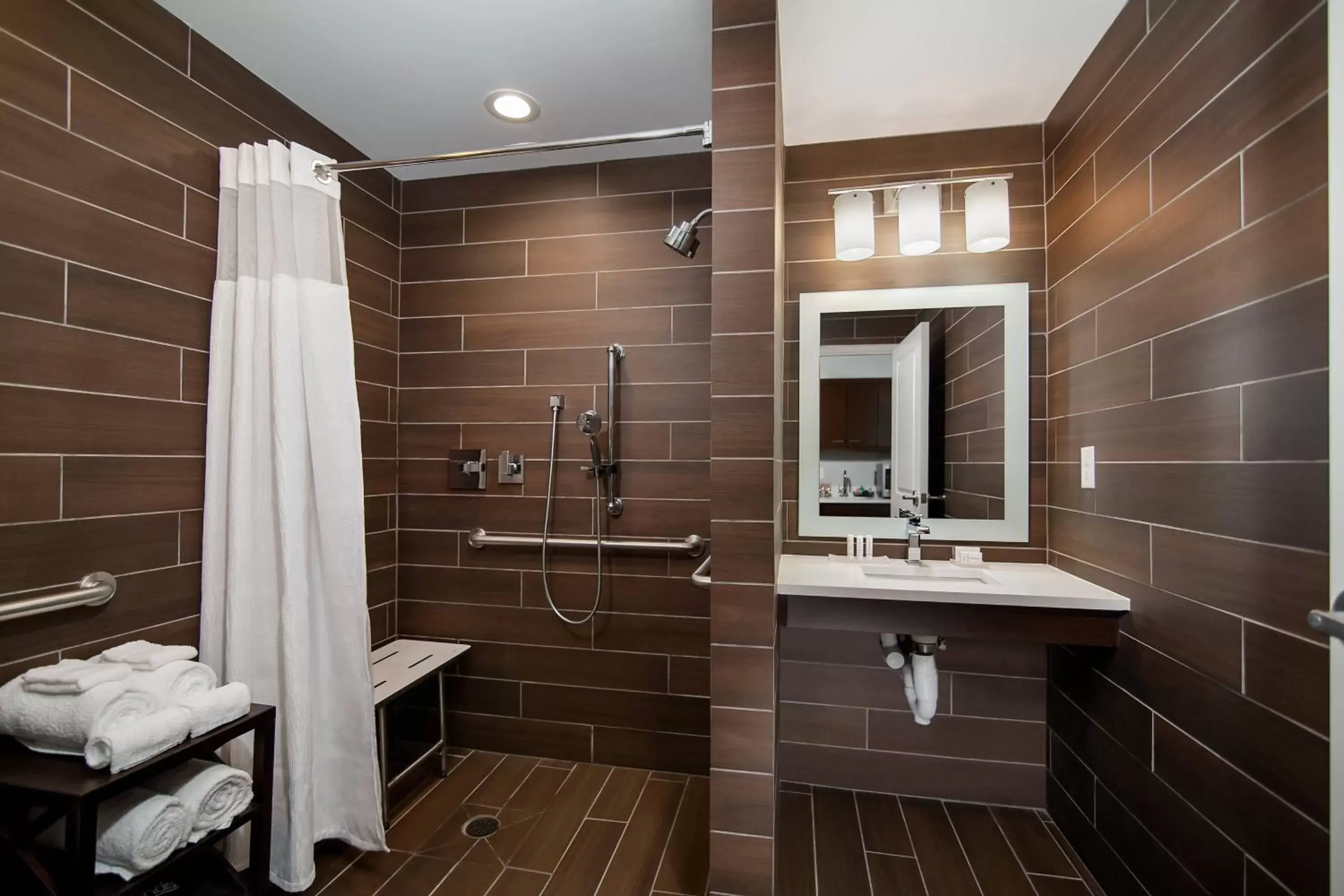 Bathroom in TownePlace Suites Fort Worth University Area/Medical Center