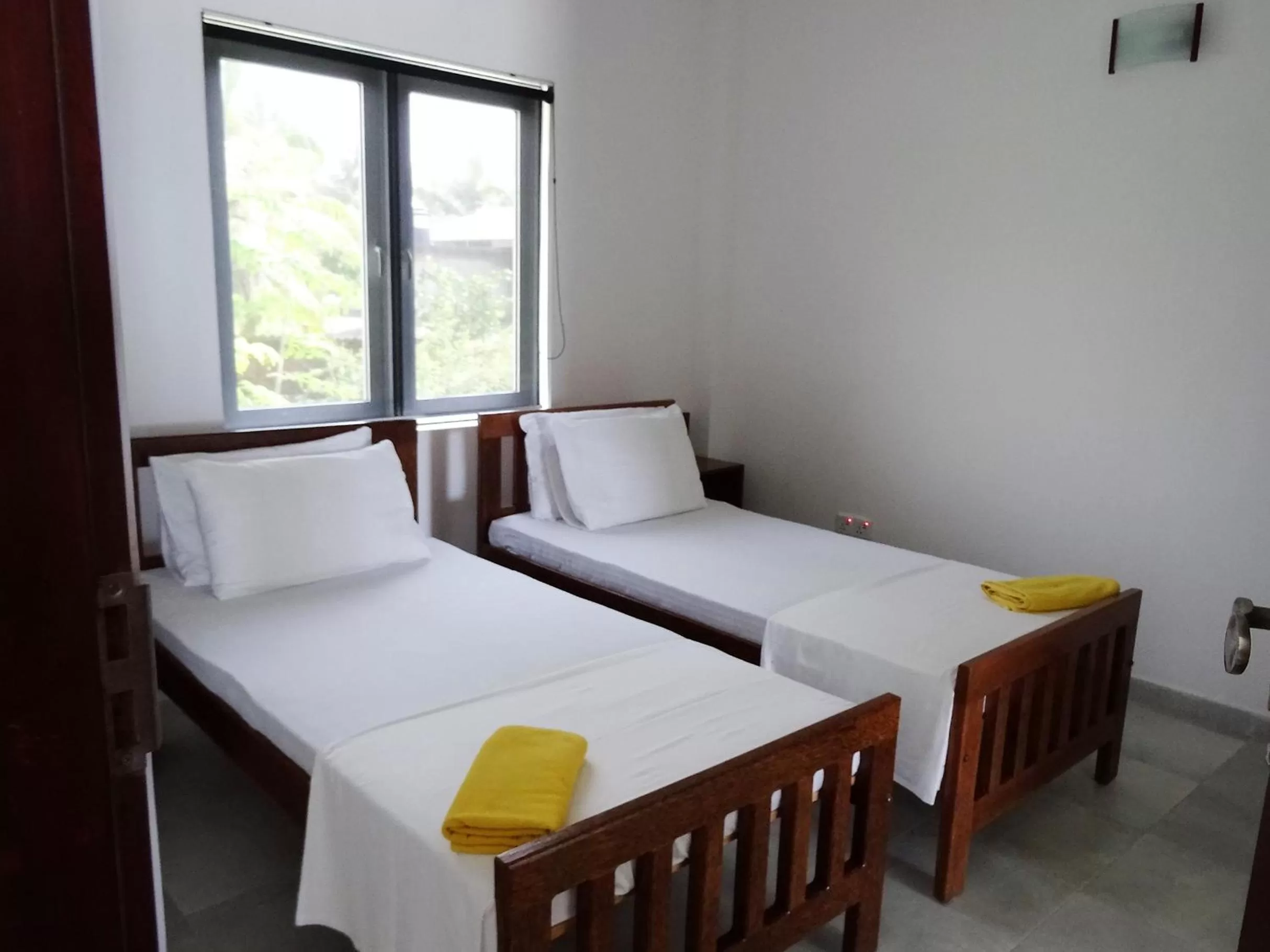 Bed in Amssler Beach Stay