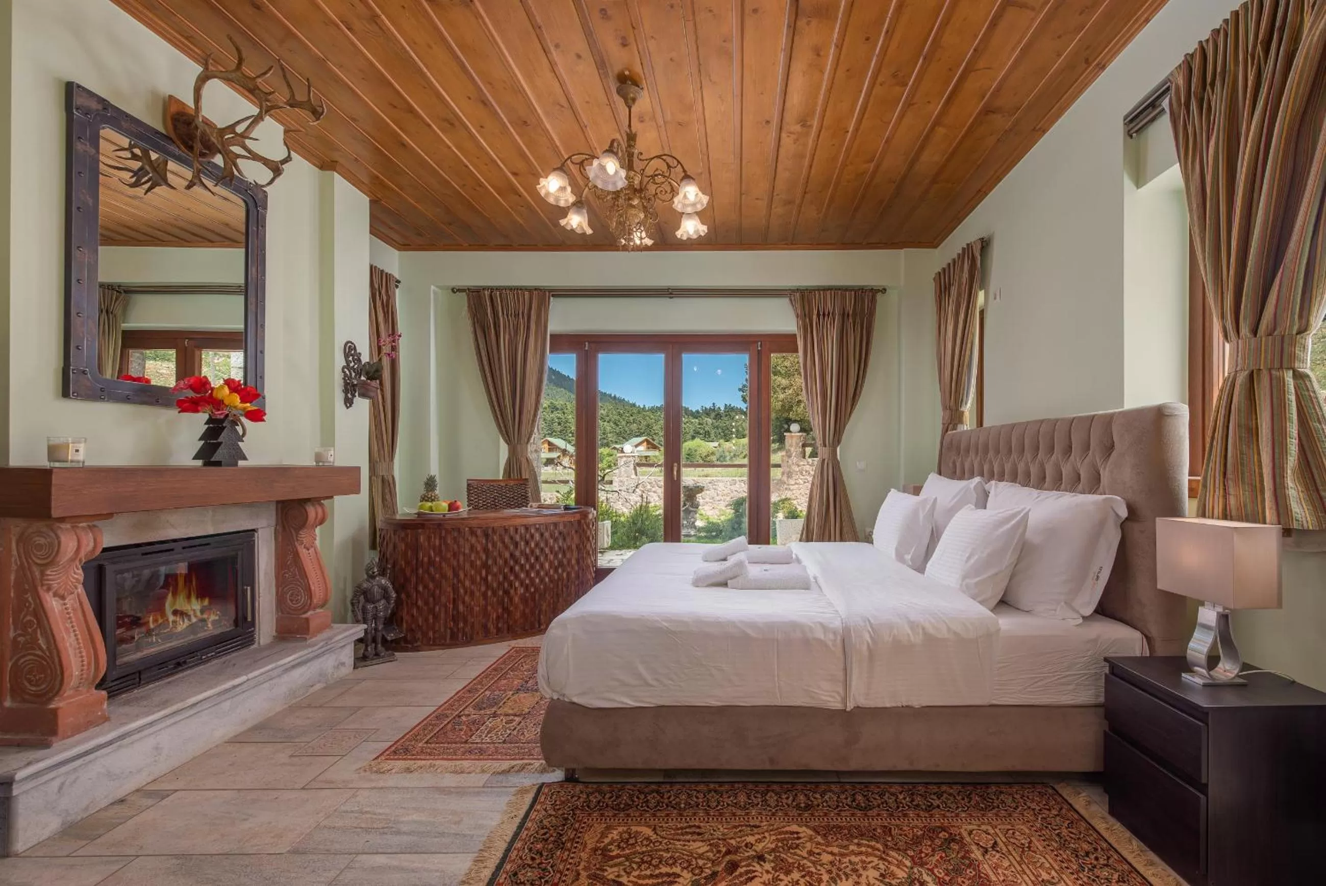 Bed in ViP Chalet 4 Seasons