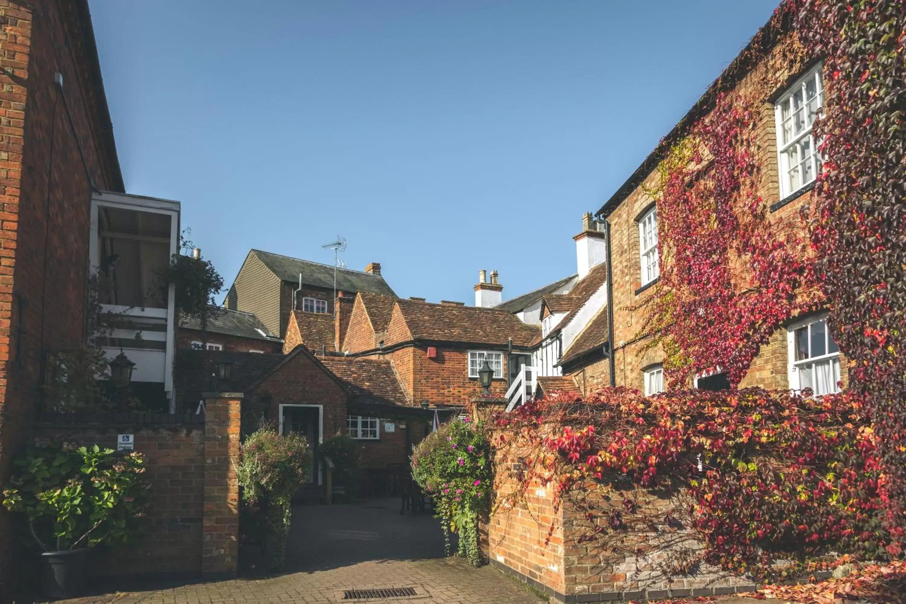 Garden, Property Building in The Bell Hotel