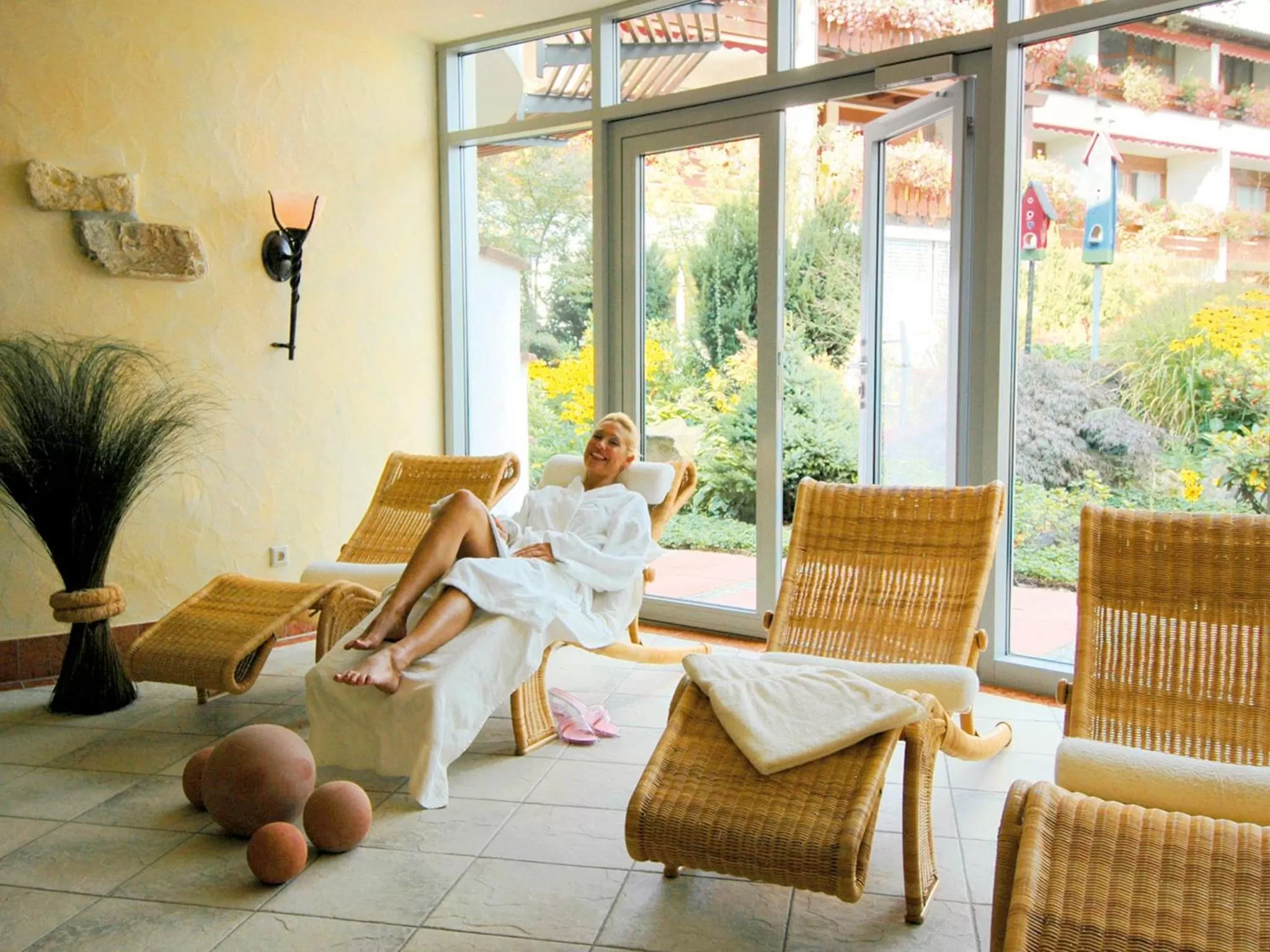 Spa and wellness centre/facilities in Hotel Grüner Wald