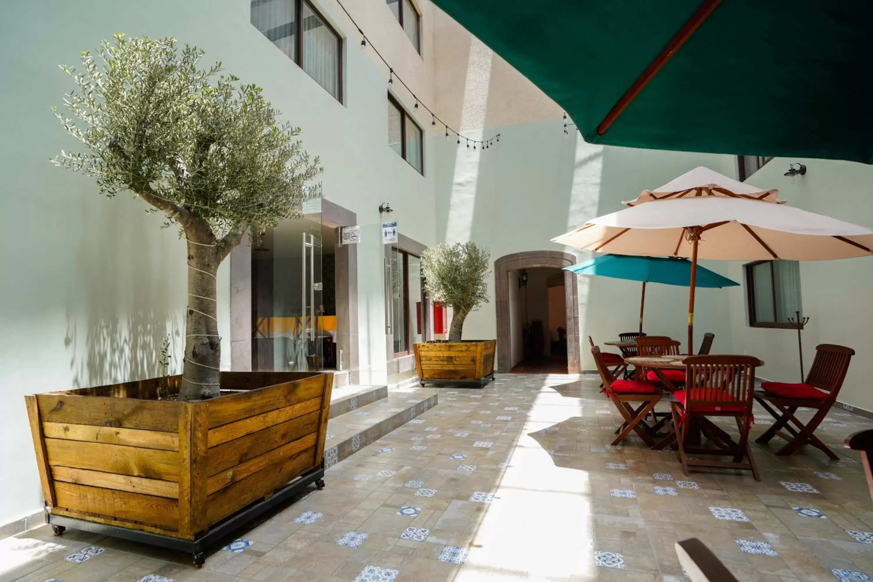 Patio in Hotel Senorial