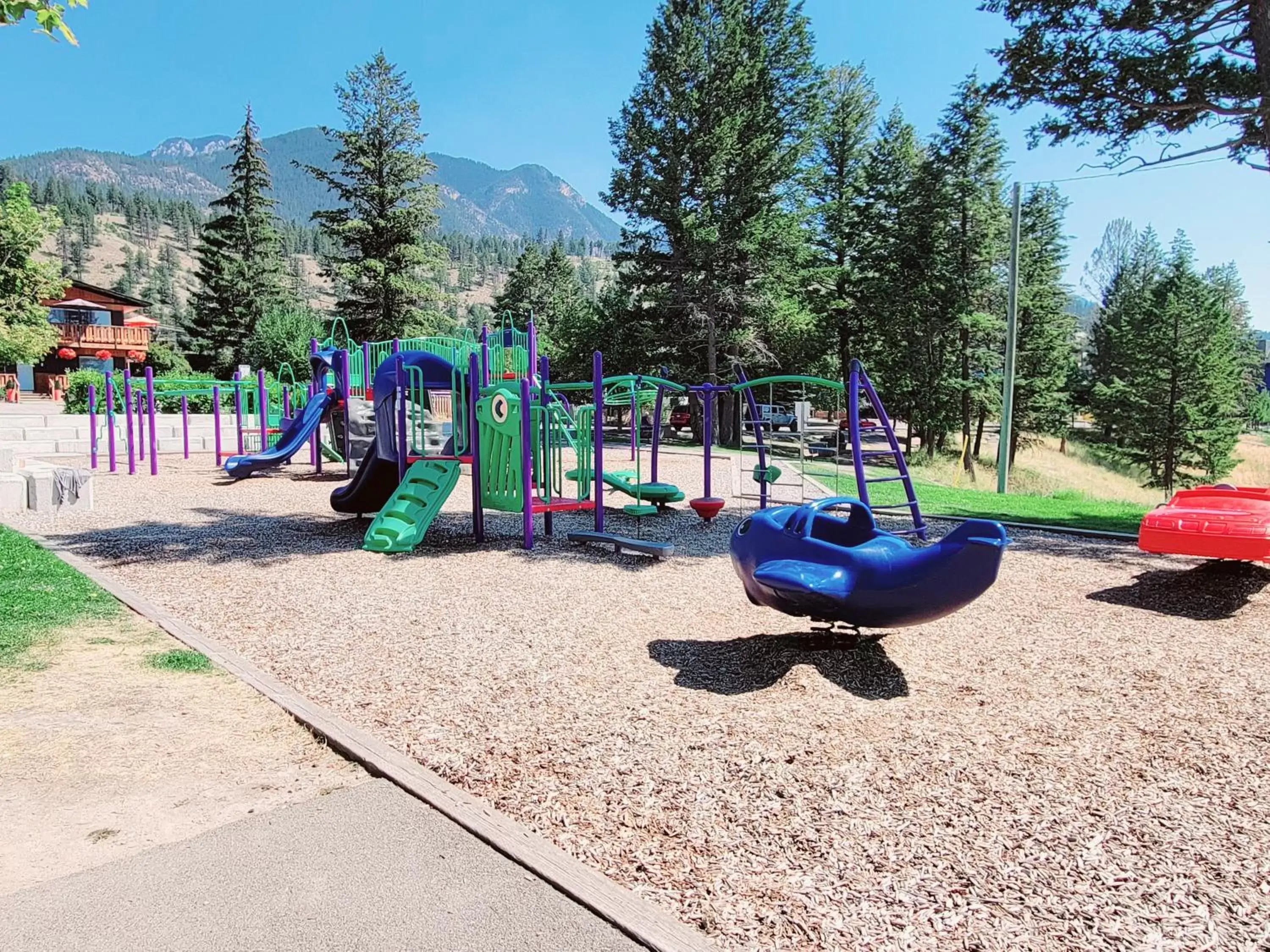 Children play ground, Children's Play Area in Mountain Springs Motel