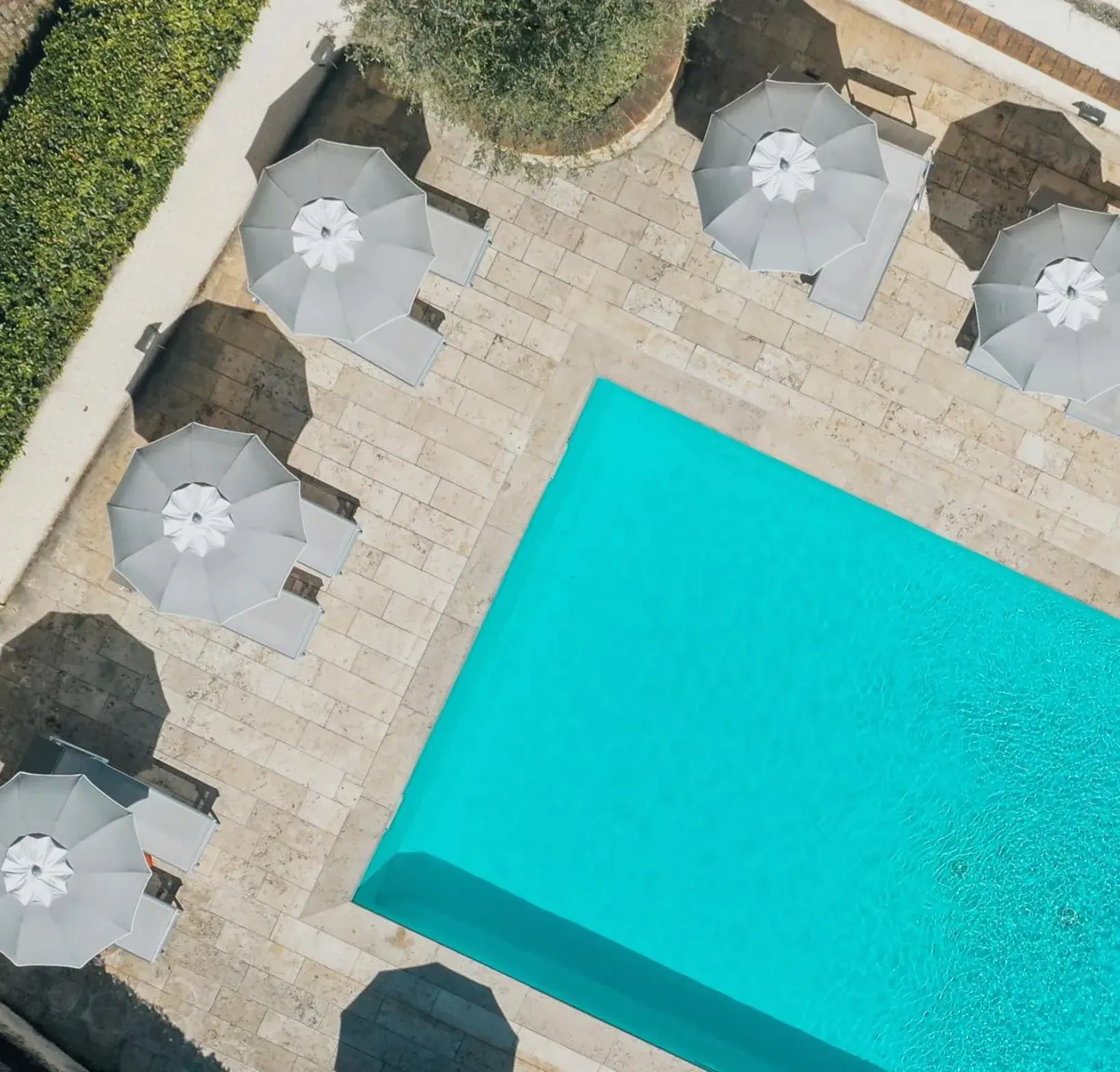 Bird's eye view, Pool View in Hotel Le Colline