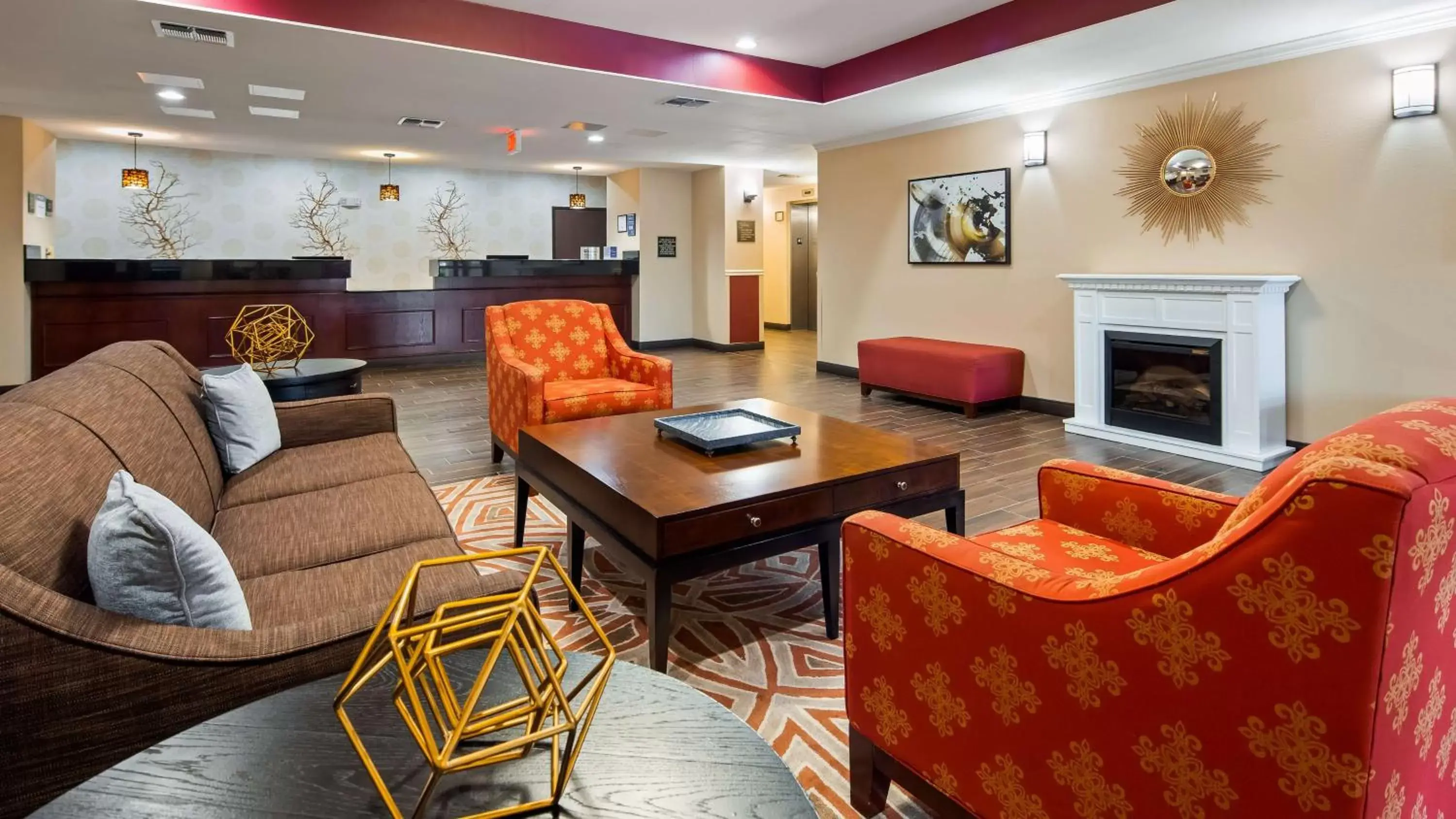Lobby or reception, Seating Area in Best Western Plus Burleson Inn & Suites