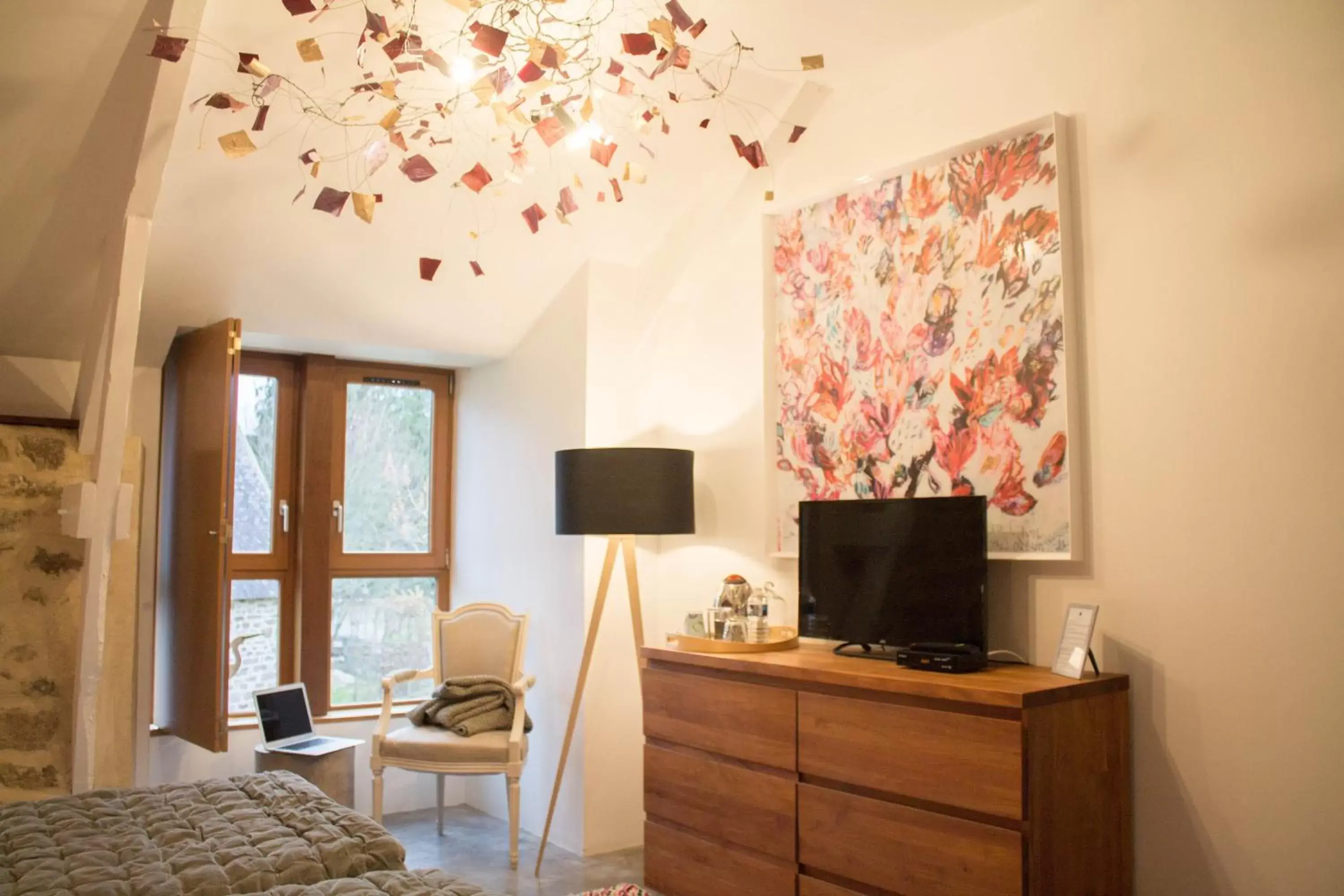 Bedroom, TV/Entertainment Center in Le Clos du Gusquel