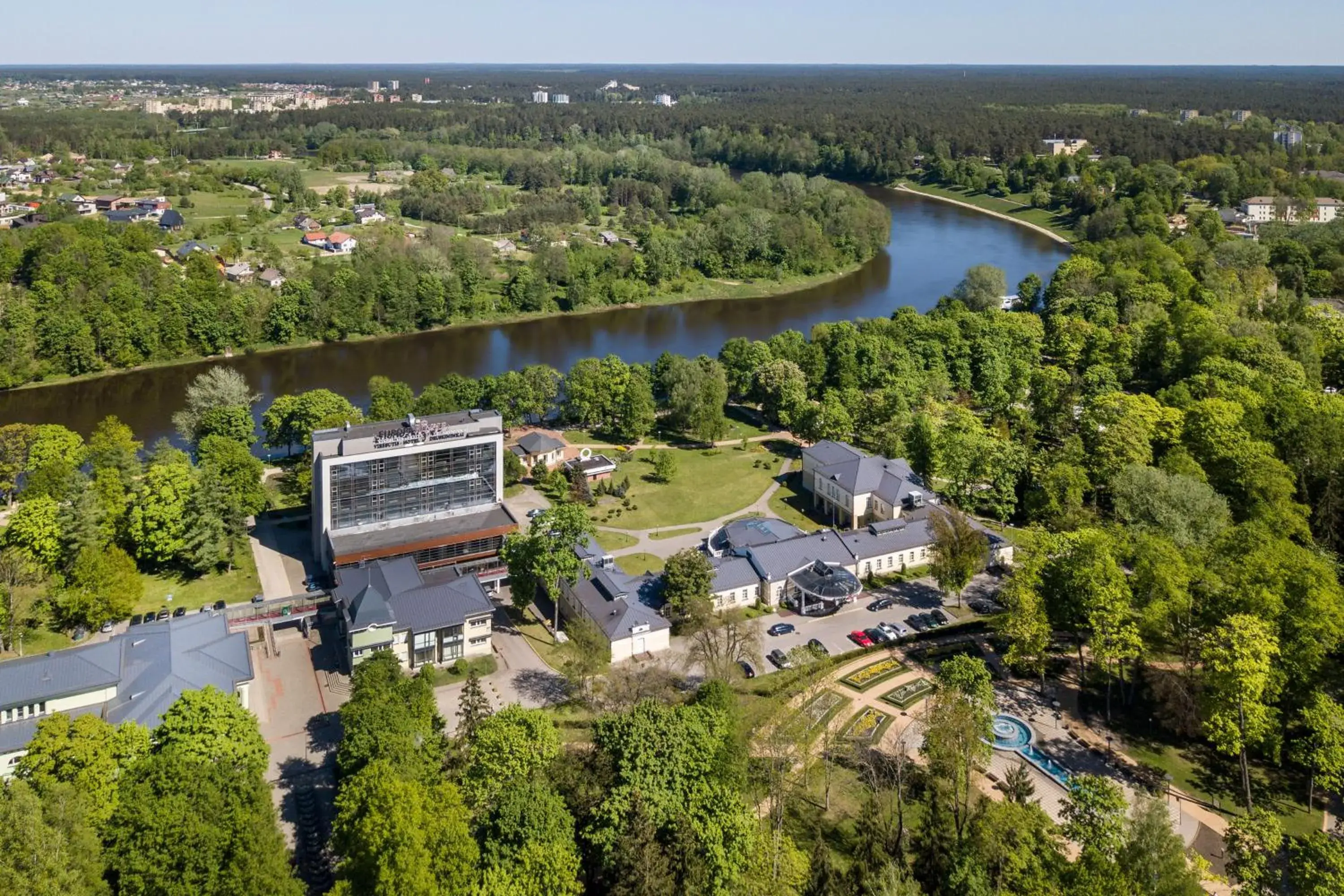 City view, Bird's-eye View in Europa Royale Druskininkai