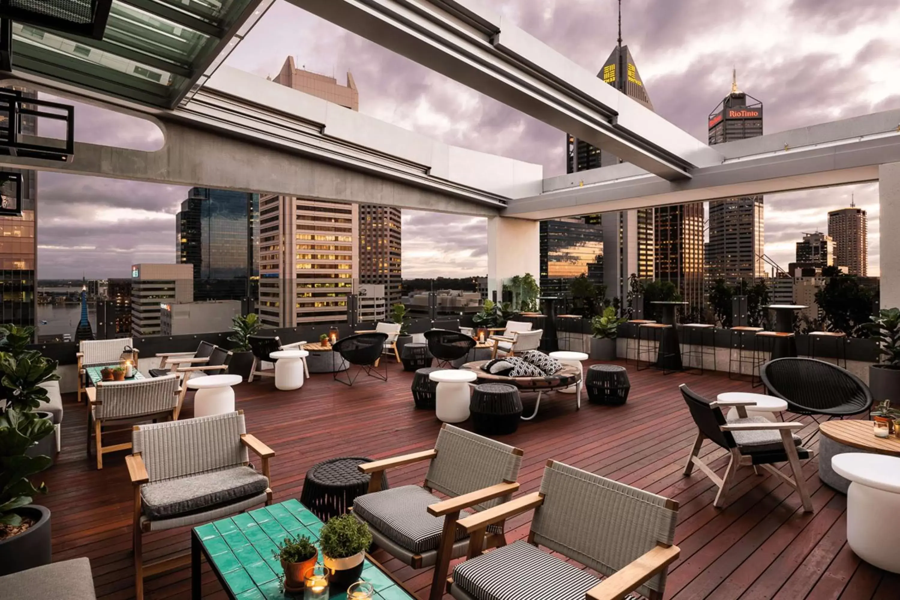 Lounge or bar in QT Perth Lounge or bar in QT Perth