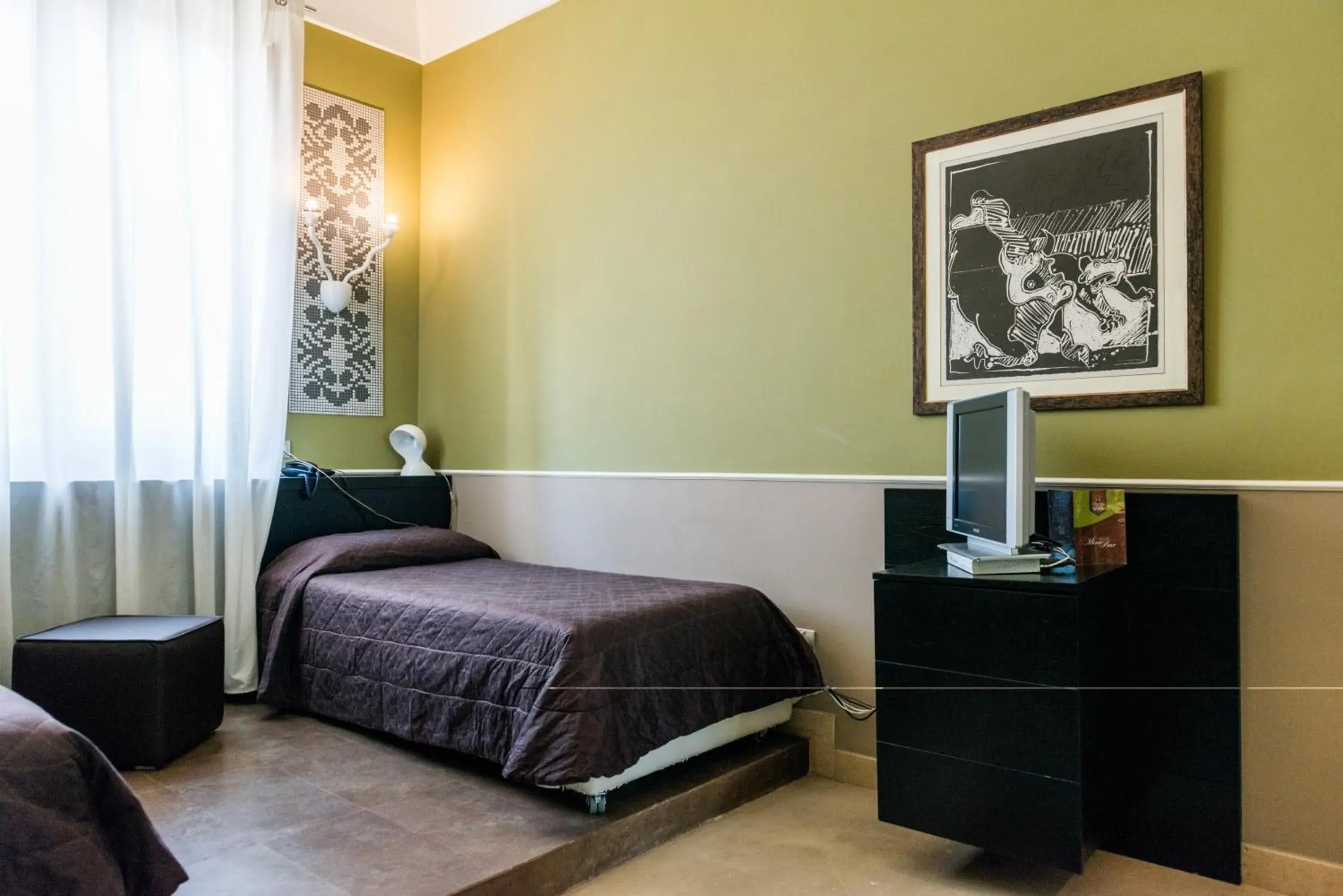 Bed in Albergo Del Sedile