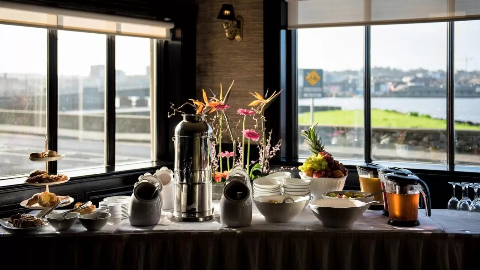 Continental breakfast in Riverbank House Hotel