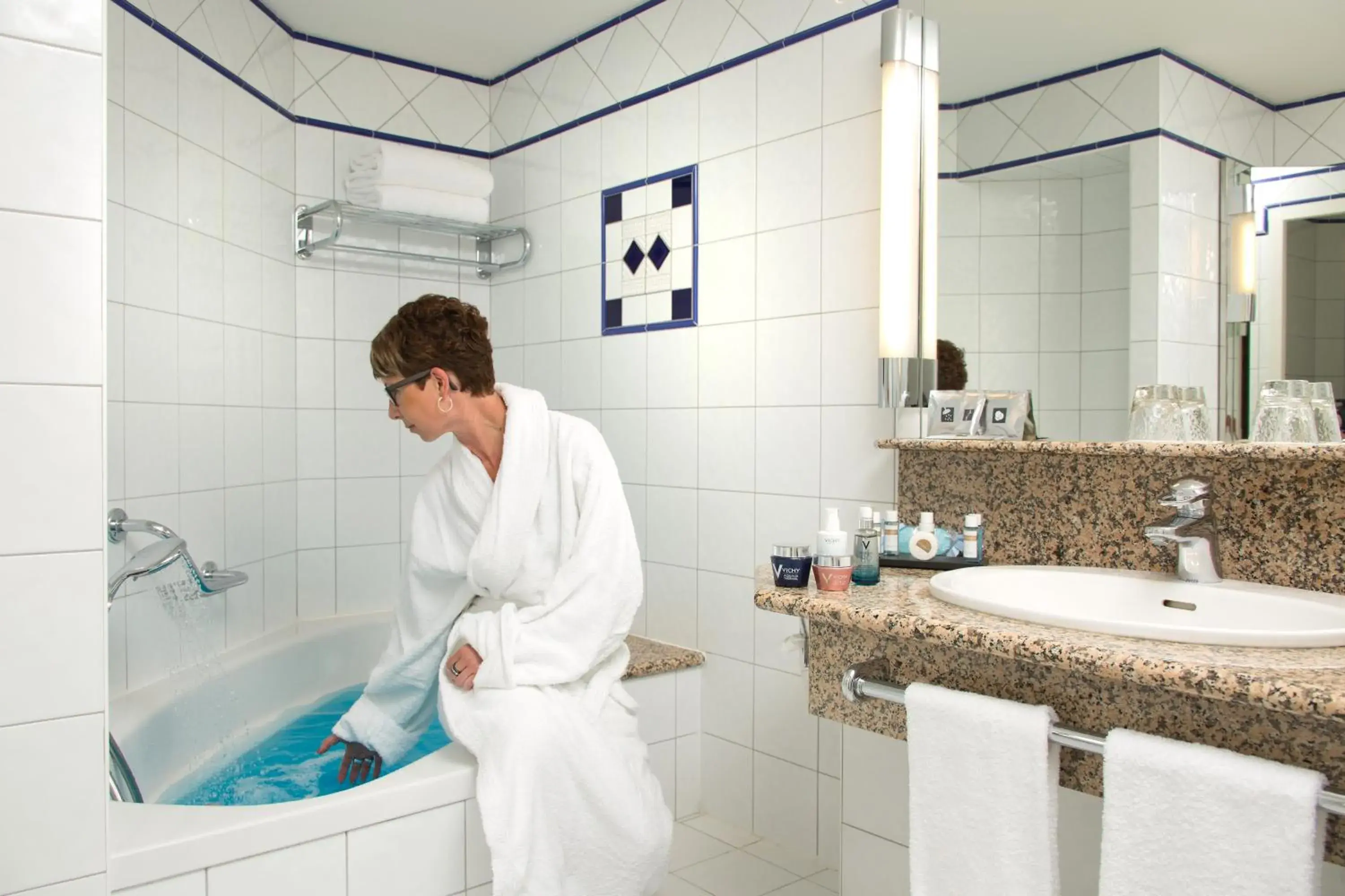 Bathroom in Vichy Spa Hotel Les Celestins