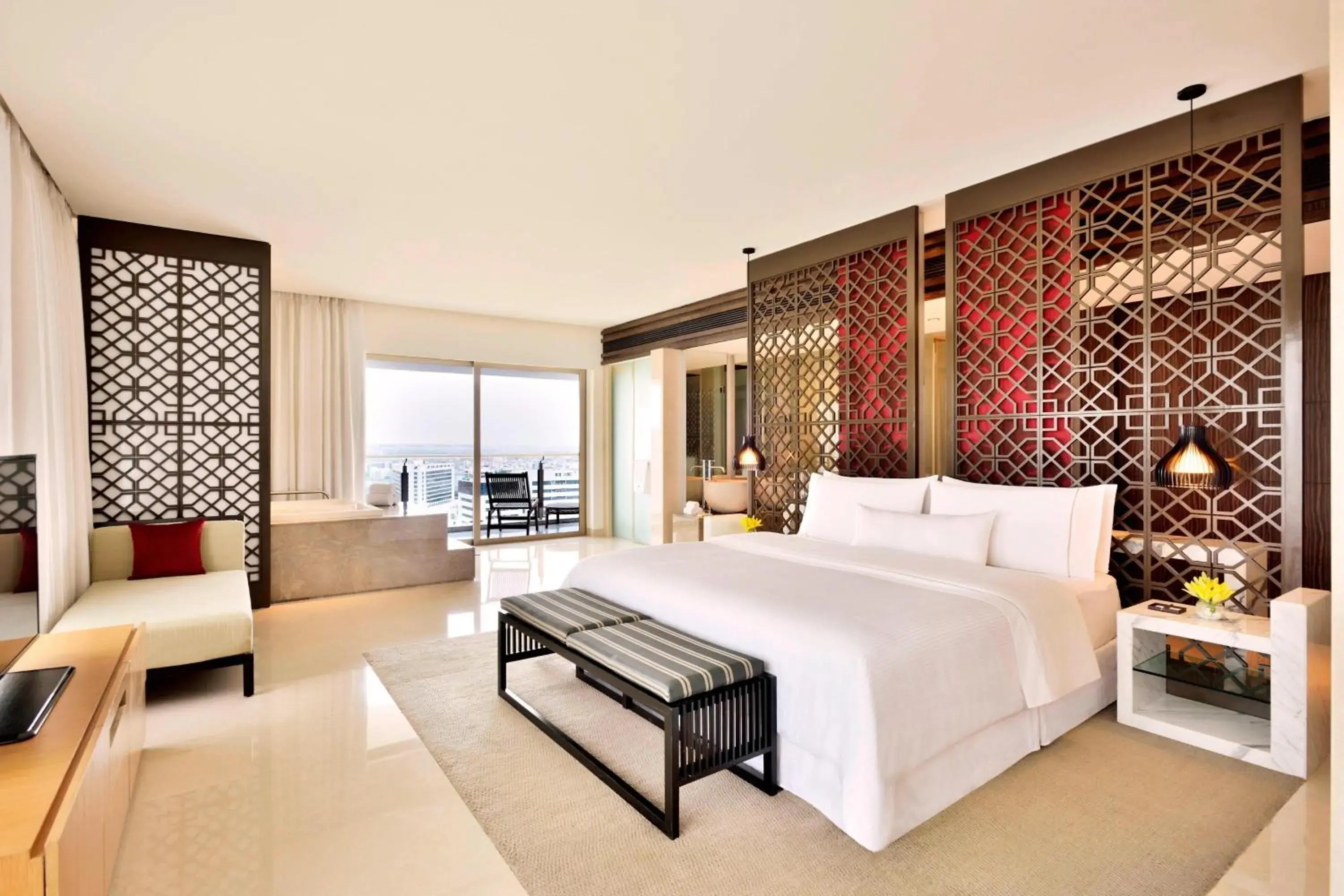 Bedroom, Bed in The Westin Hyderabad Mindspace