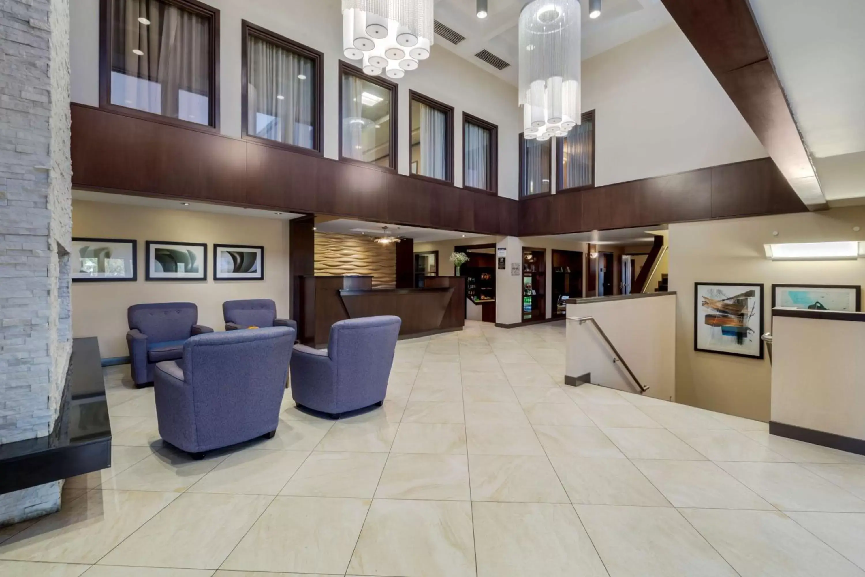 Lobby or reception, Lobby/Reception in Best Western Plus Edmonton Airport Hotel