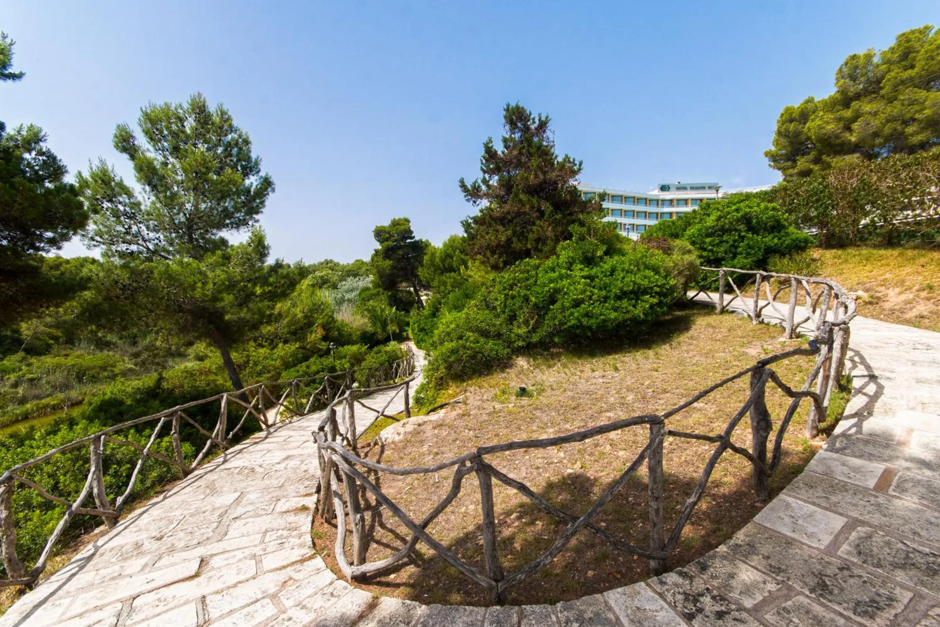 Natural landscape in Exagon Park