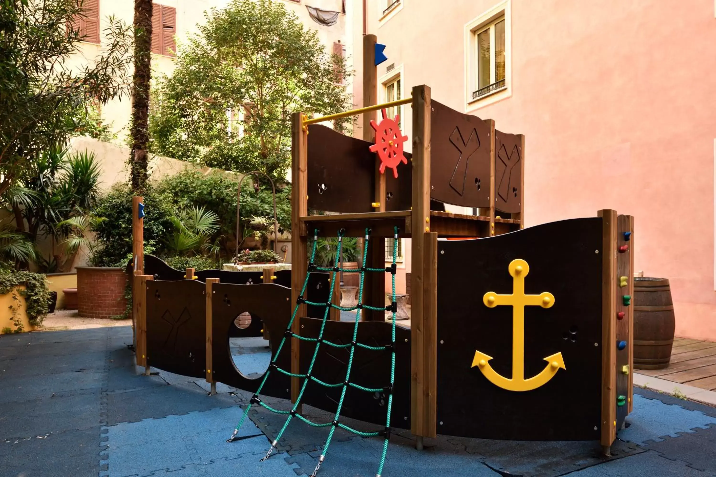 Children play ground in Hotel Continental Genova