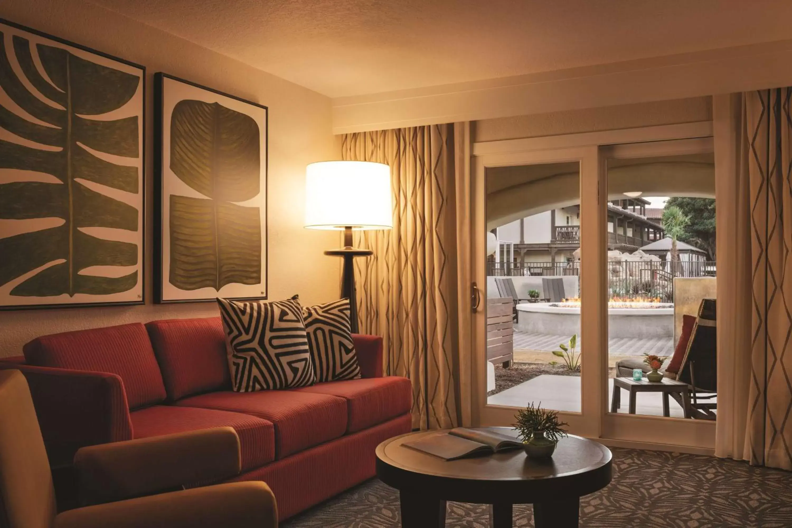 Living room, Seating Area in Zachari Dunes on Mandalay Beach, Curio Collection by Hilton