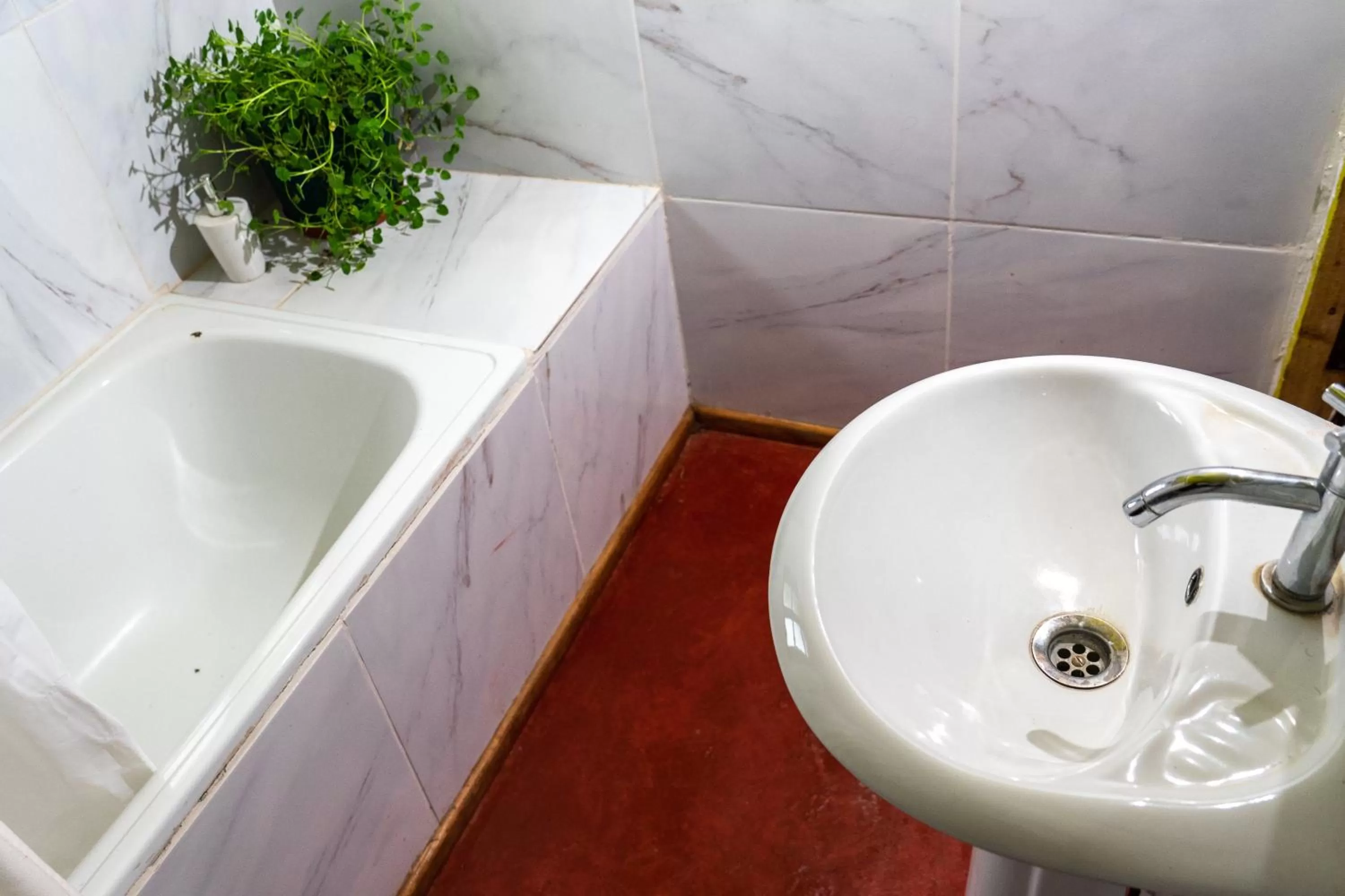Bathroom in La Casa de Adobe Natural y Más