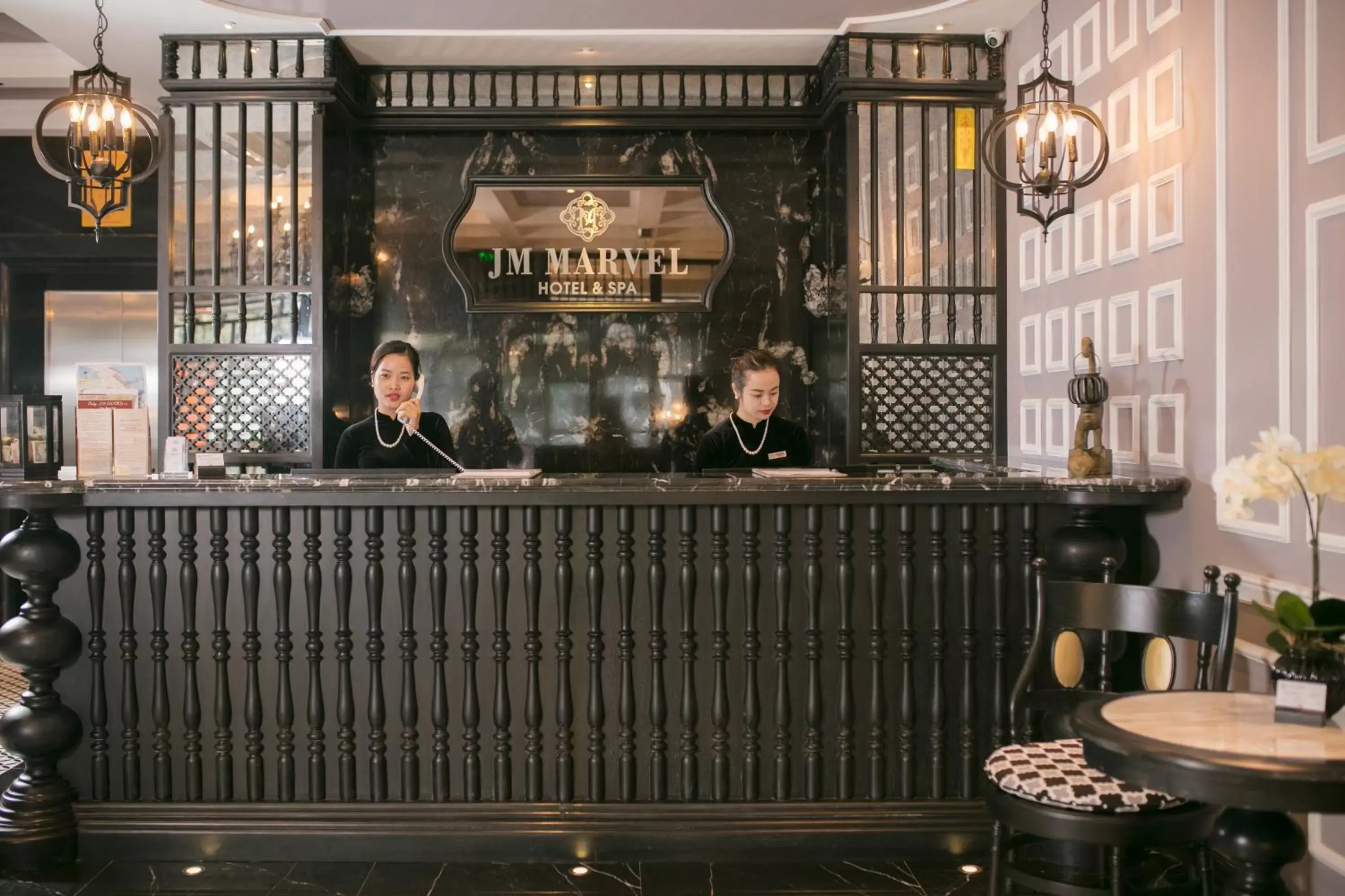 Lobby or reception in JM Marvel Hotel & Spa Lobby or reception in JM Marvel Hotel & Spa