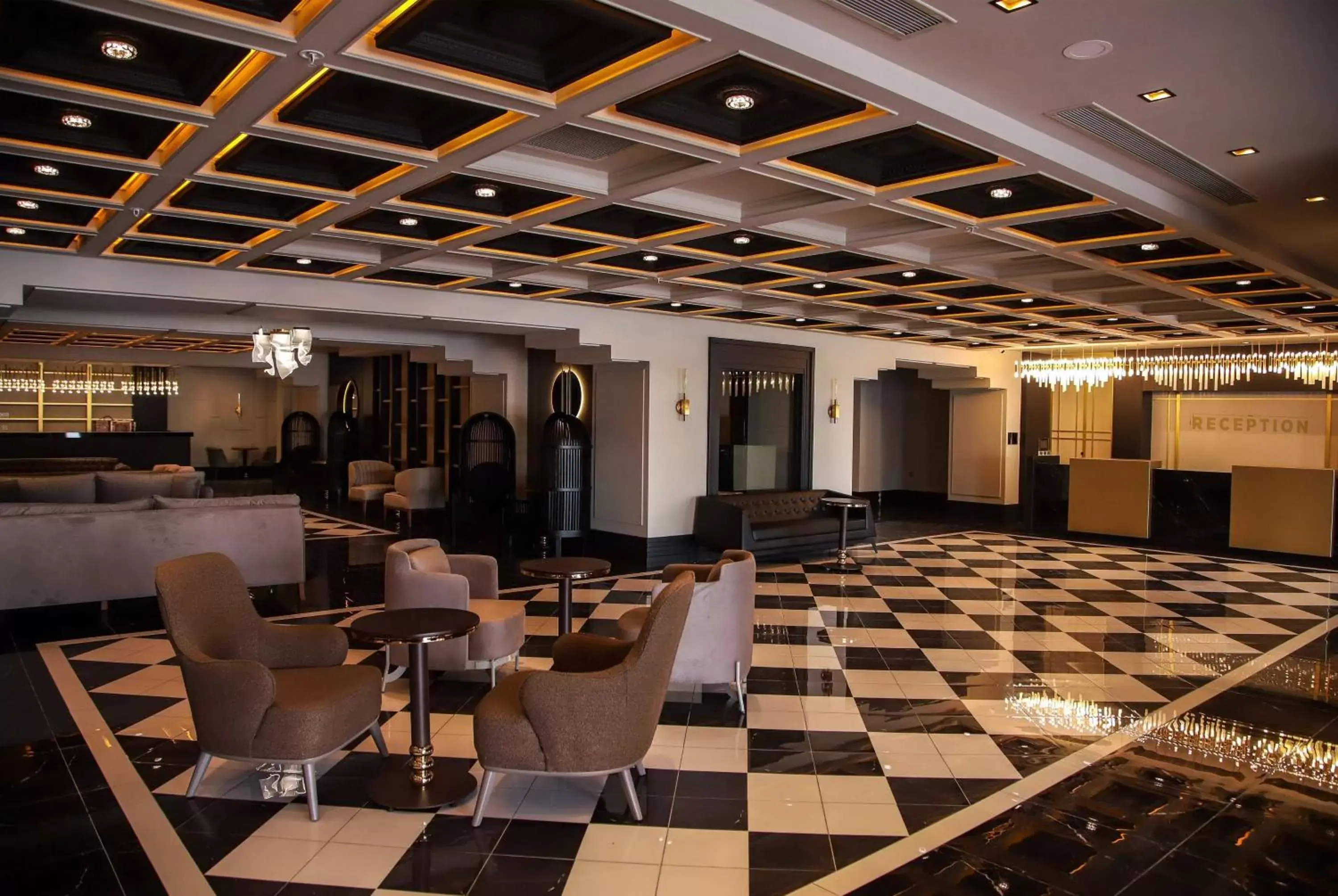 Lobby or reception in Ramada by Wyndham Erzurum Lobby or reception in Ramada by Wyndham Erzurum