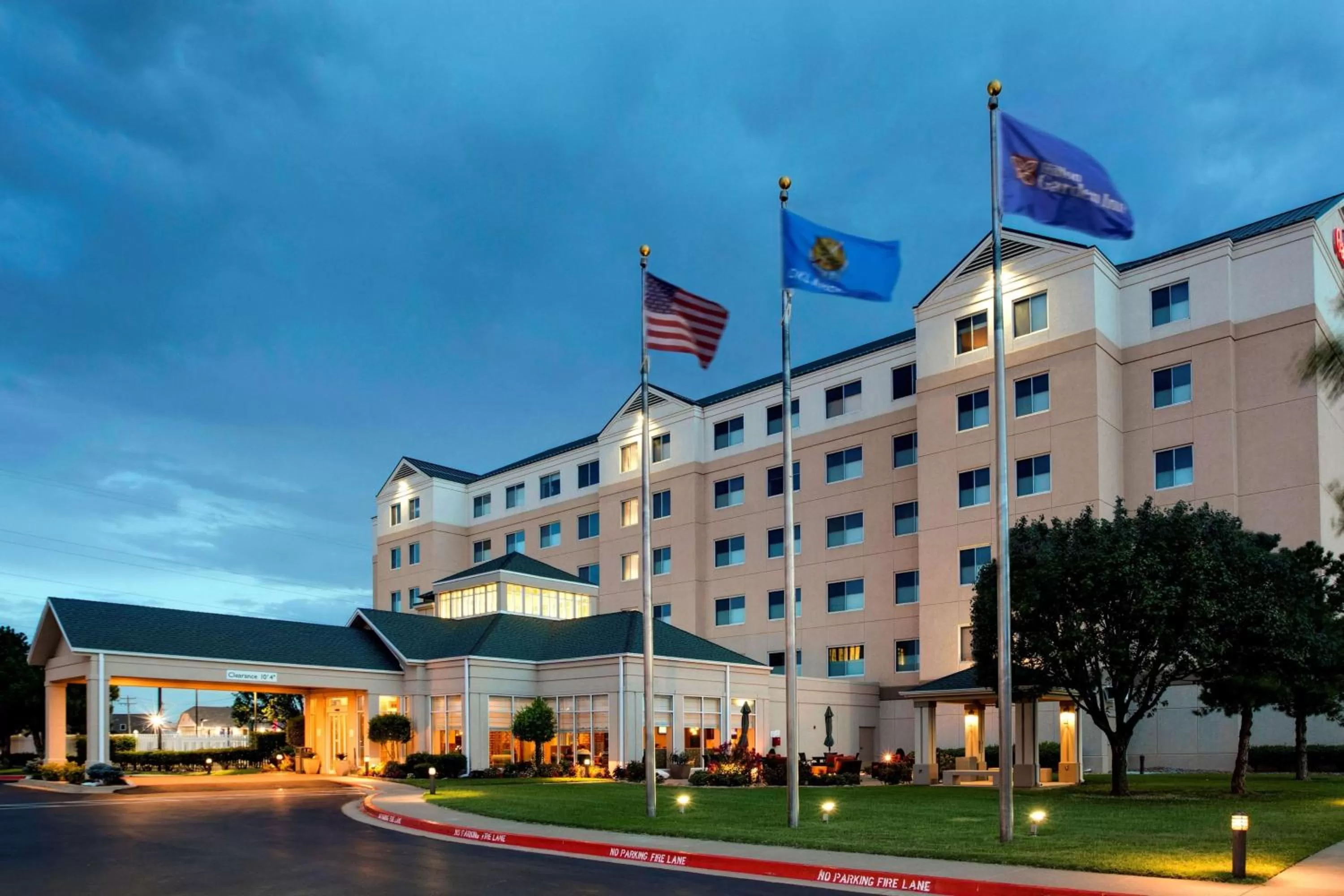Property building in Hilton Garden Inn Oklahoma City Airport