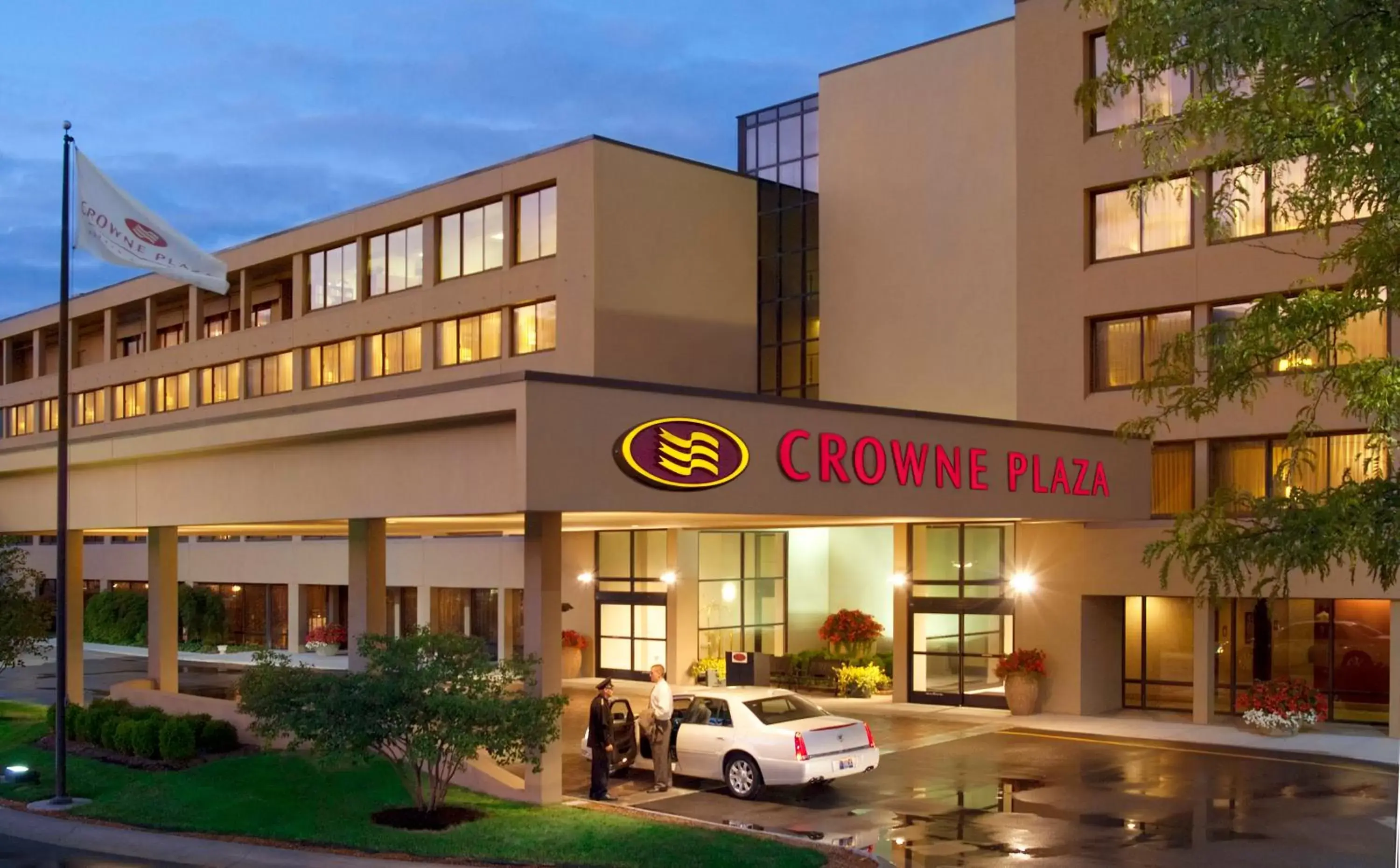 Property building in Crowne Plaza Indianapolis-Airport, an IHG Hotel
