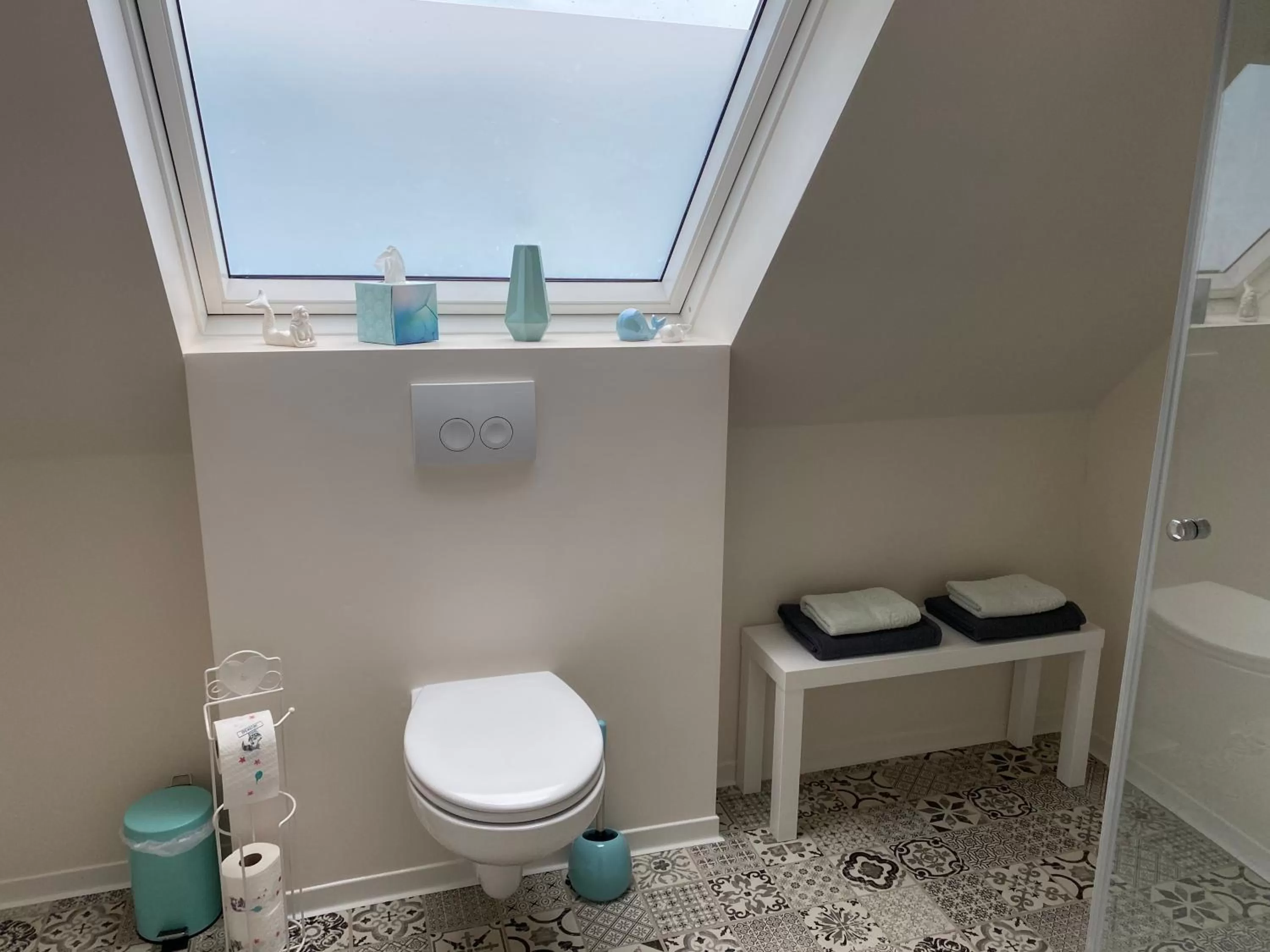 Bathroom in B&B Worpsweder Blick