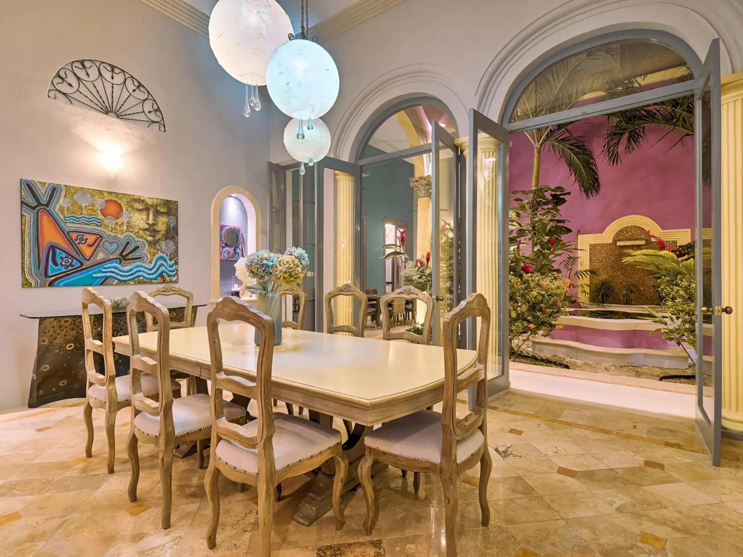 Dining Area in Casona 66 Merida Boutique Hotel