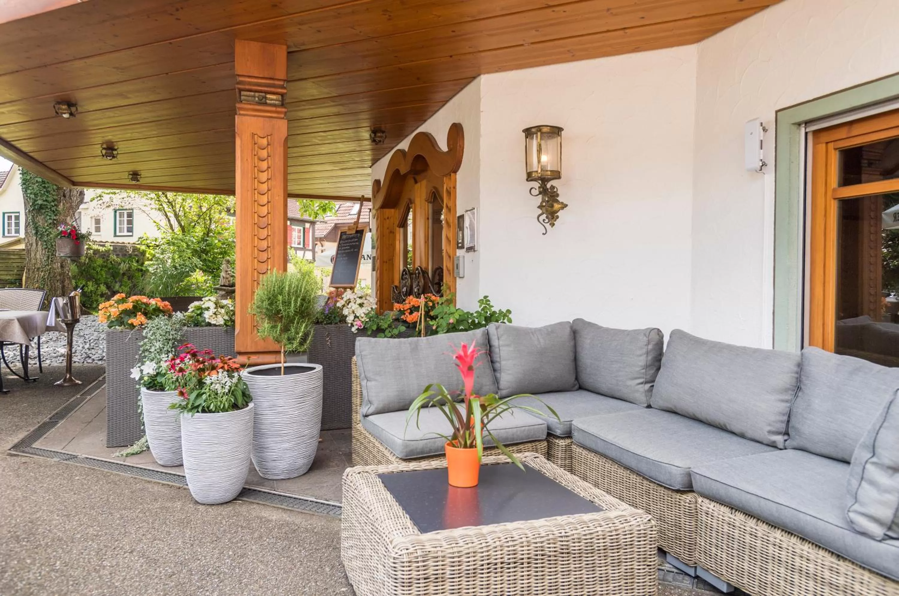 Balcony/Terrace in Hotel & Restaurant Becher