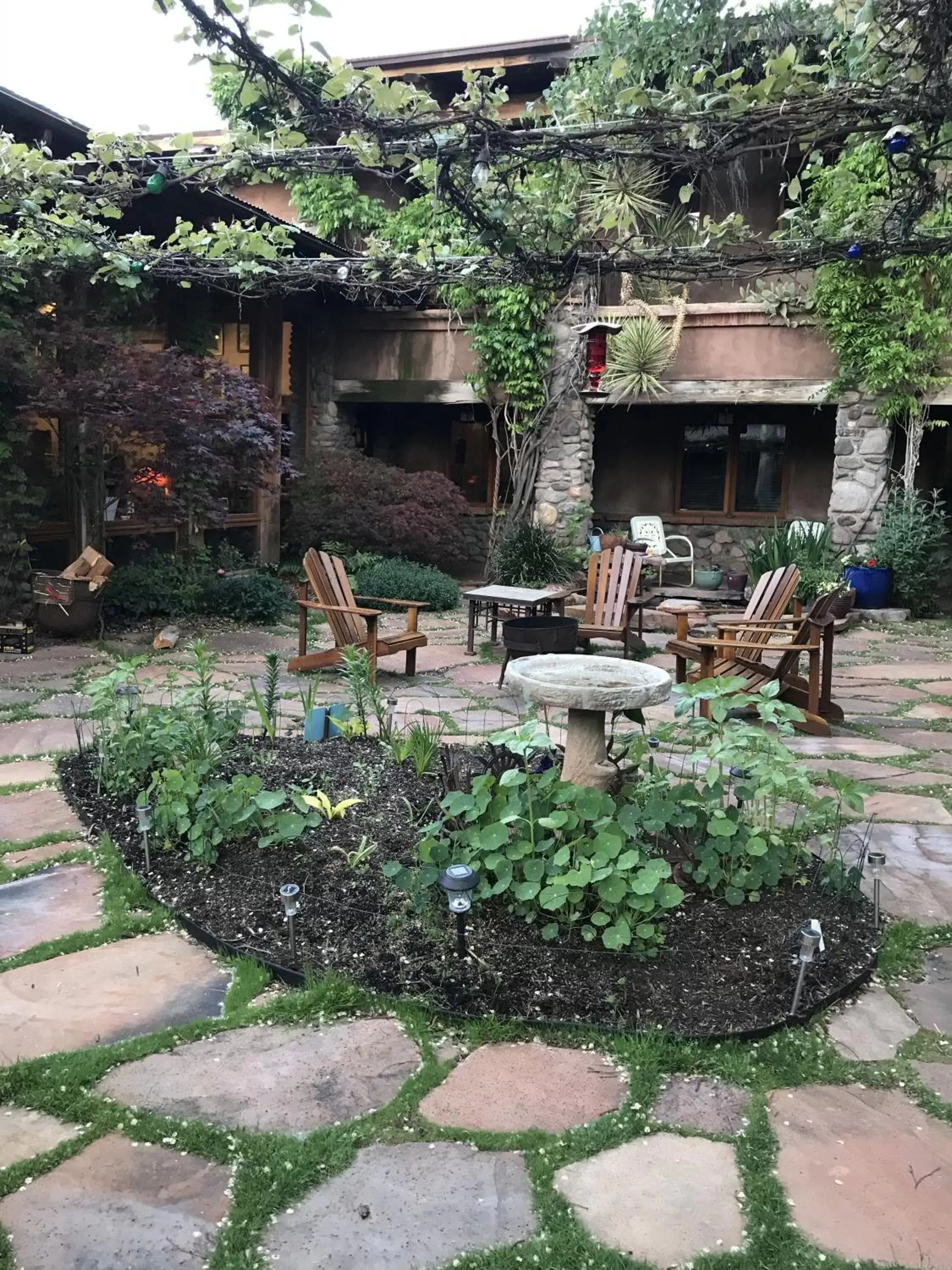 Patio in El Portal Sedona Hotel