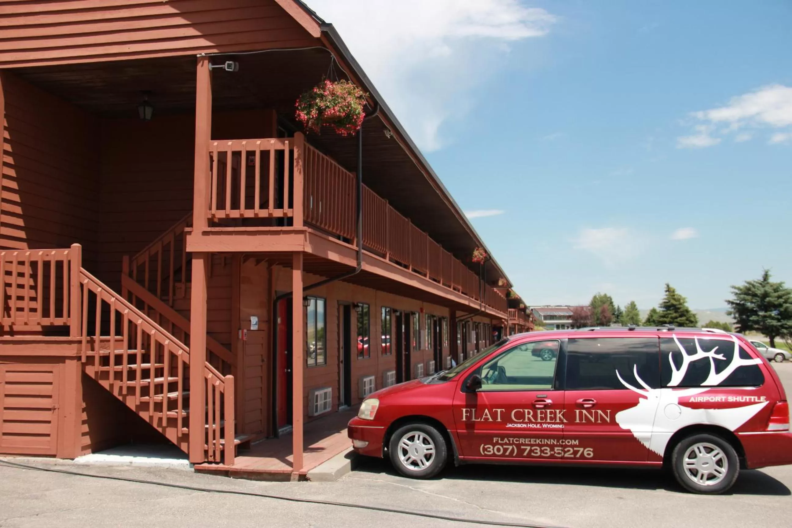 Property building in Flat Creek Inn