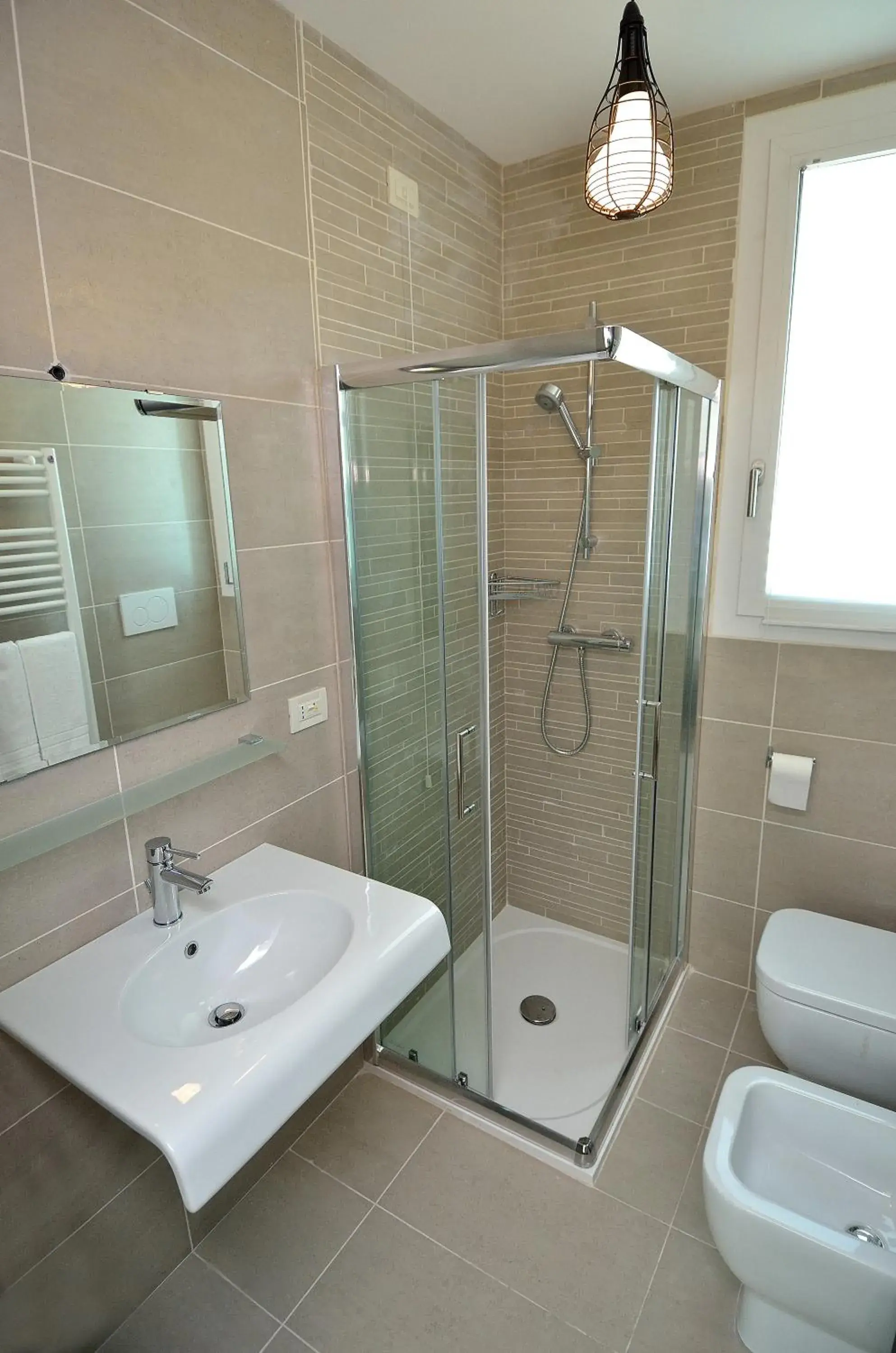 Shower, Bathroom in Hotel San Giuliano