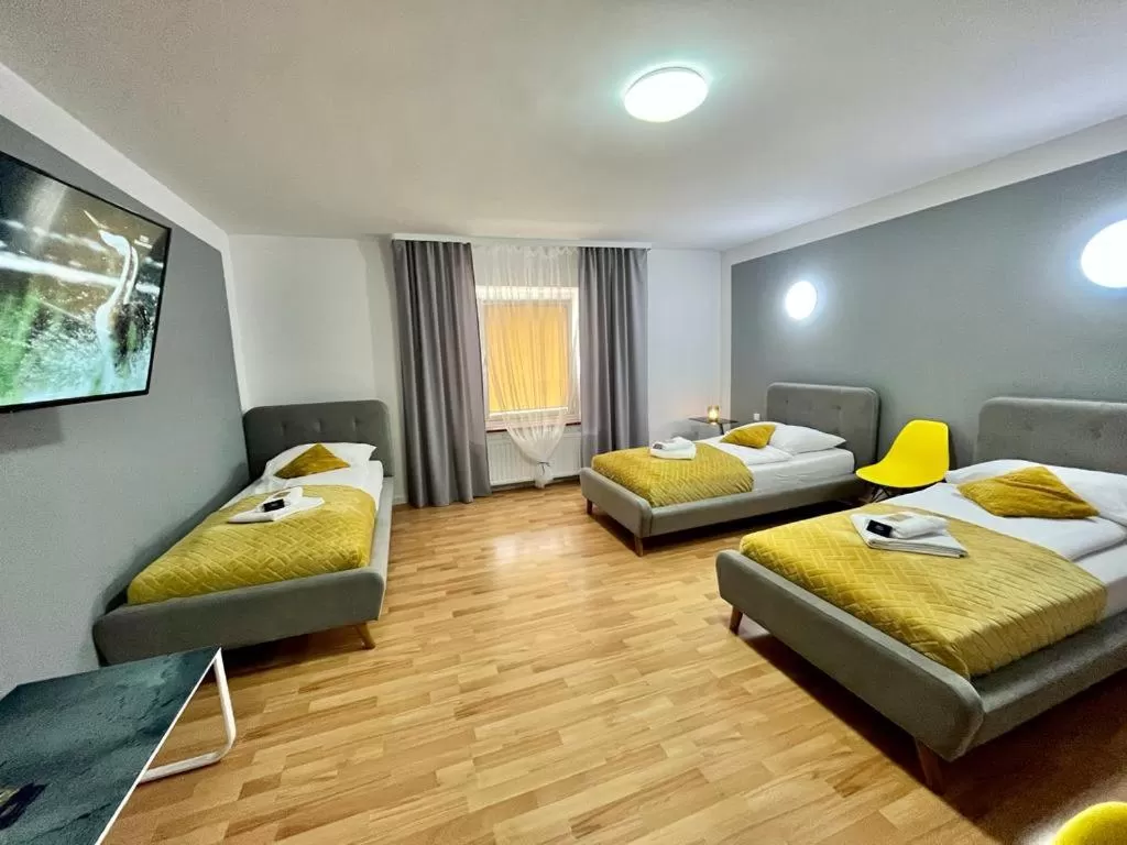 Photo of the whole room, Bed in Great Polonia Strzegom City Center