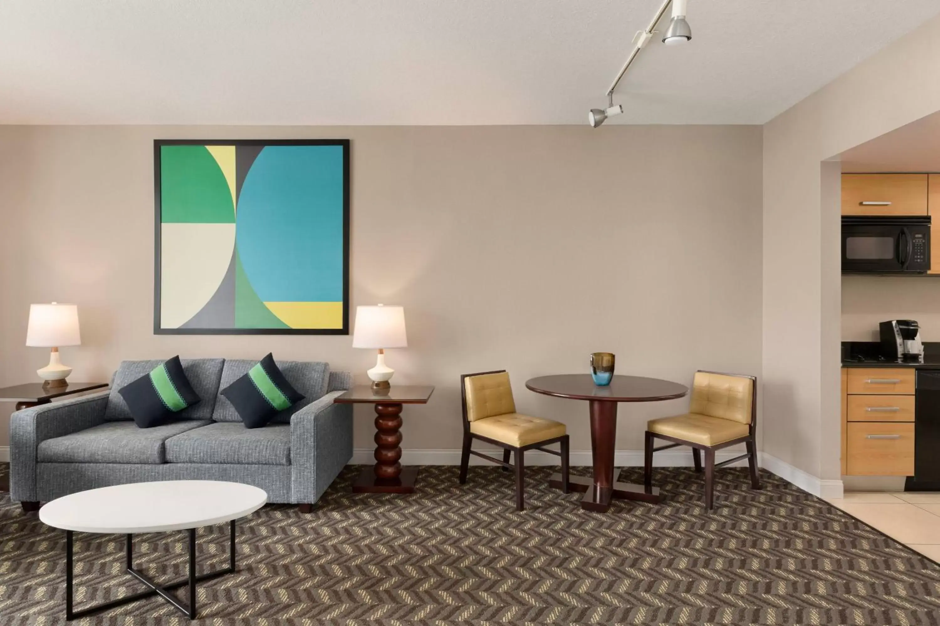 Living room, Seating Area in Residence Inn by Marriott Fort Lauderdale Intracoastal