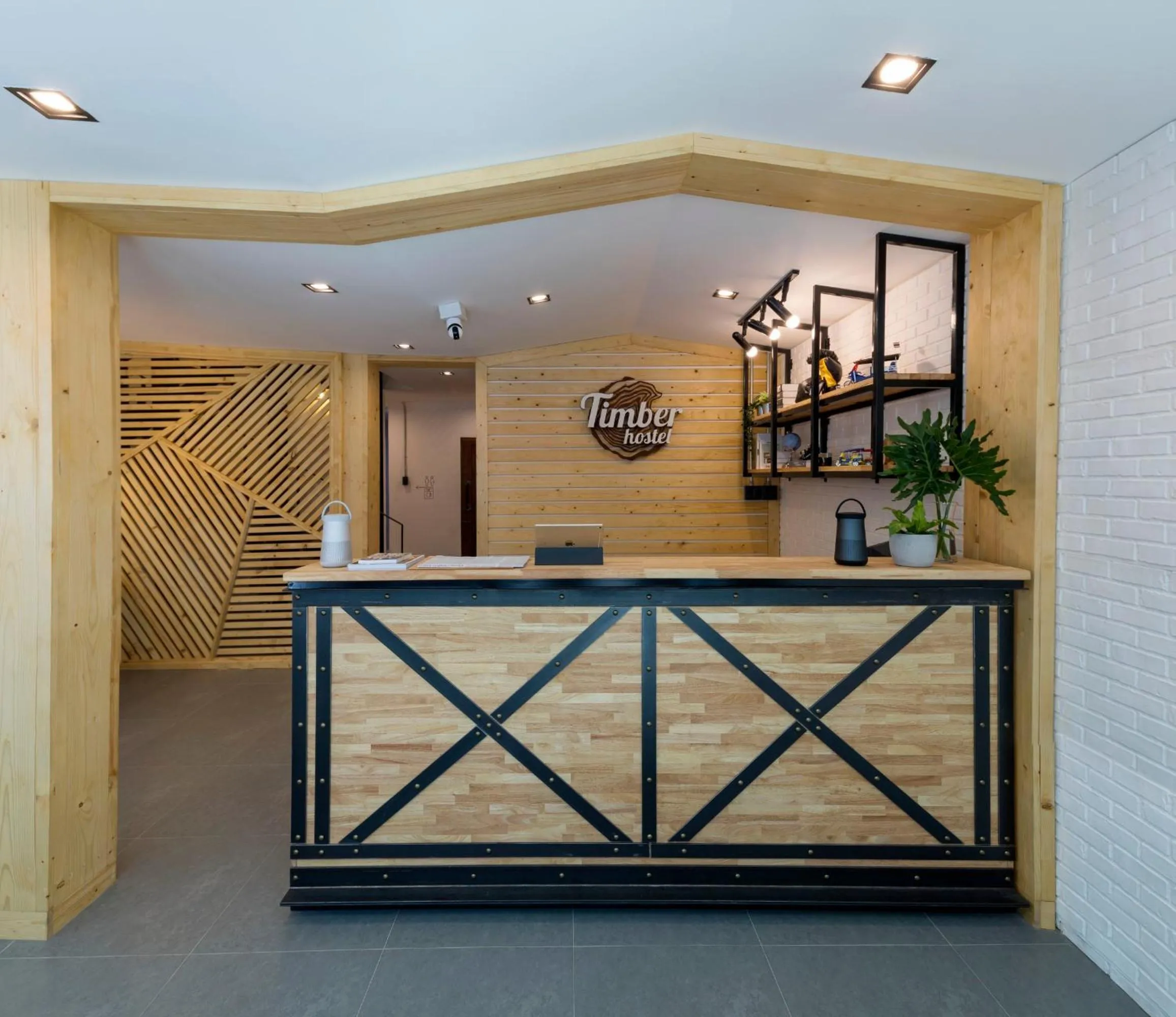 Lobby or reception in Timber Hostel