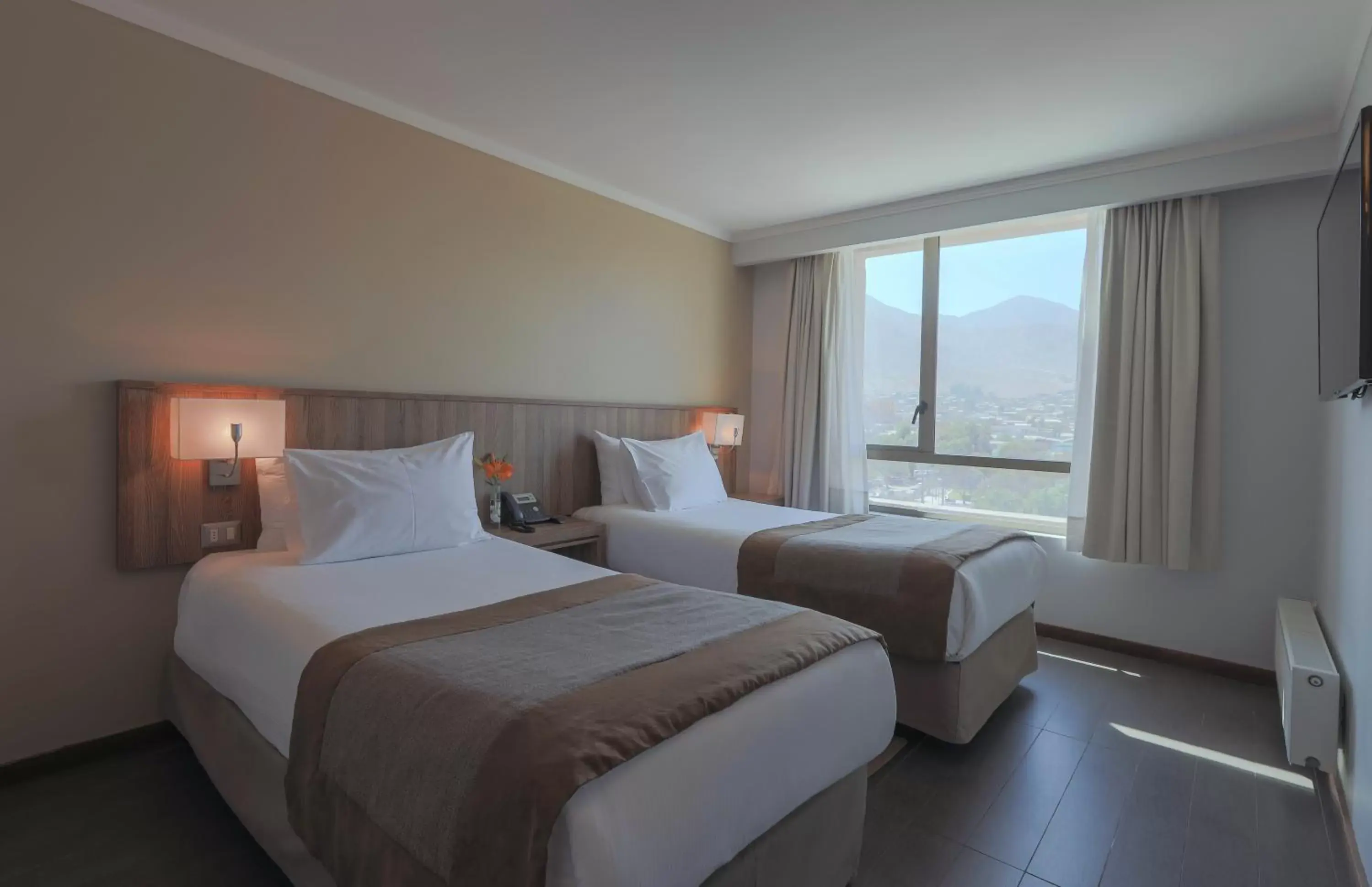 Bed in Hotel Atacama Suites