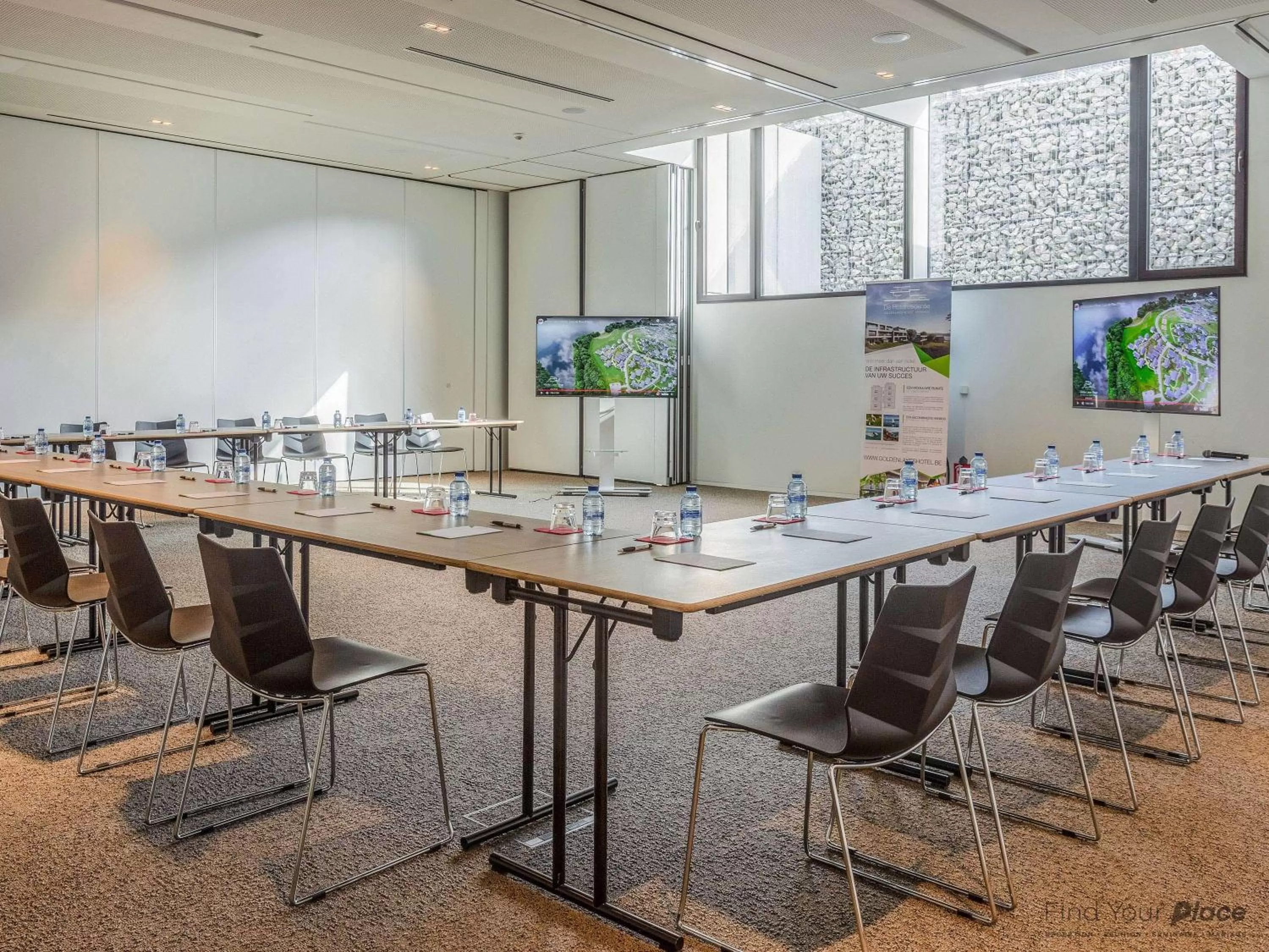 On site in Golden Lakes Hotel