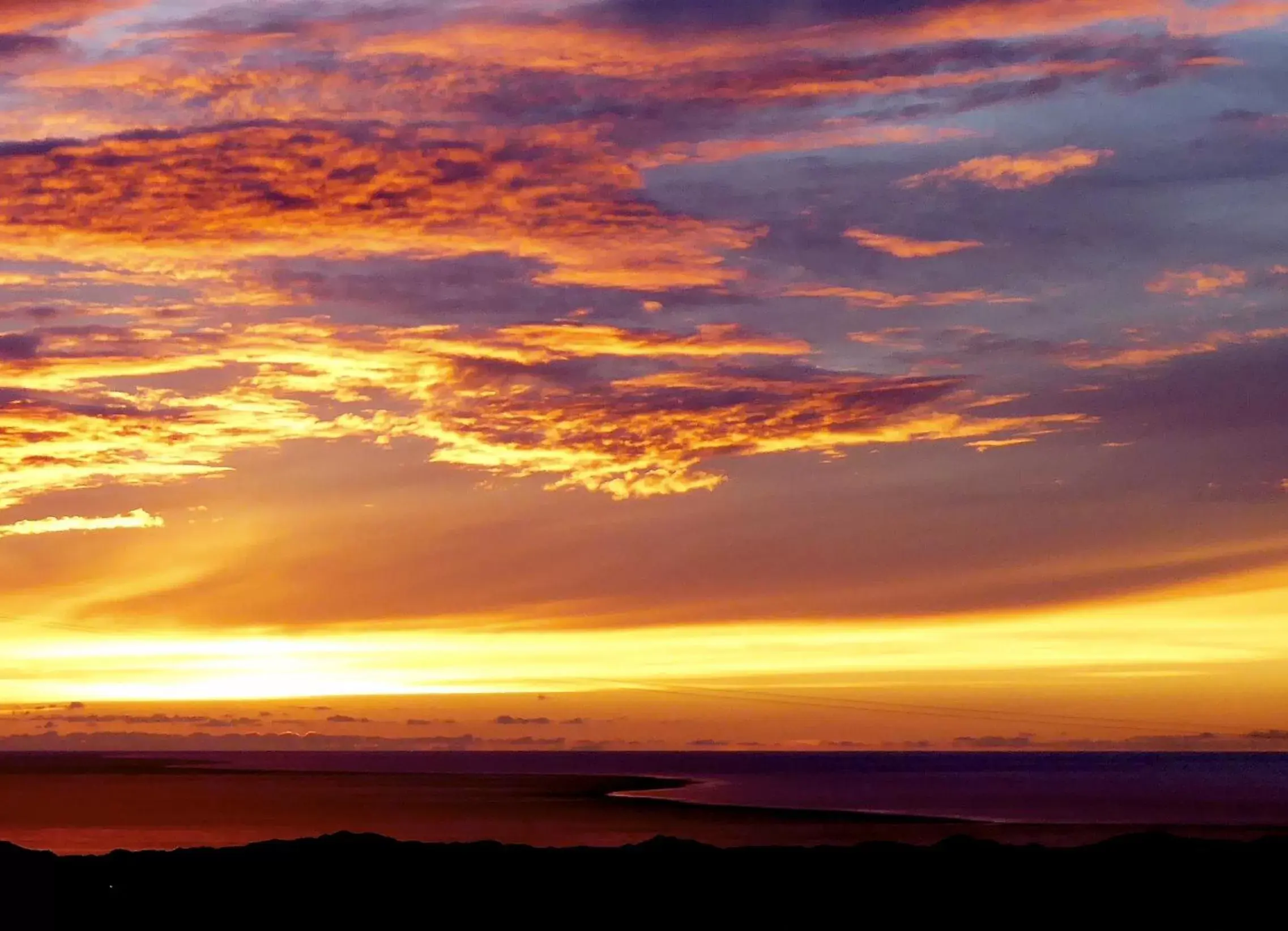 Sea view, Sunrise/Sunset in Bryn Teg Barn