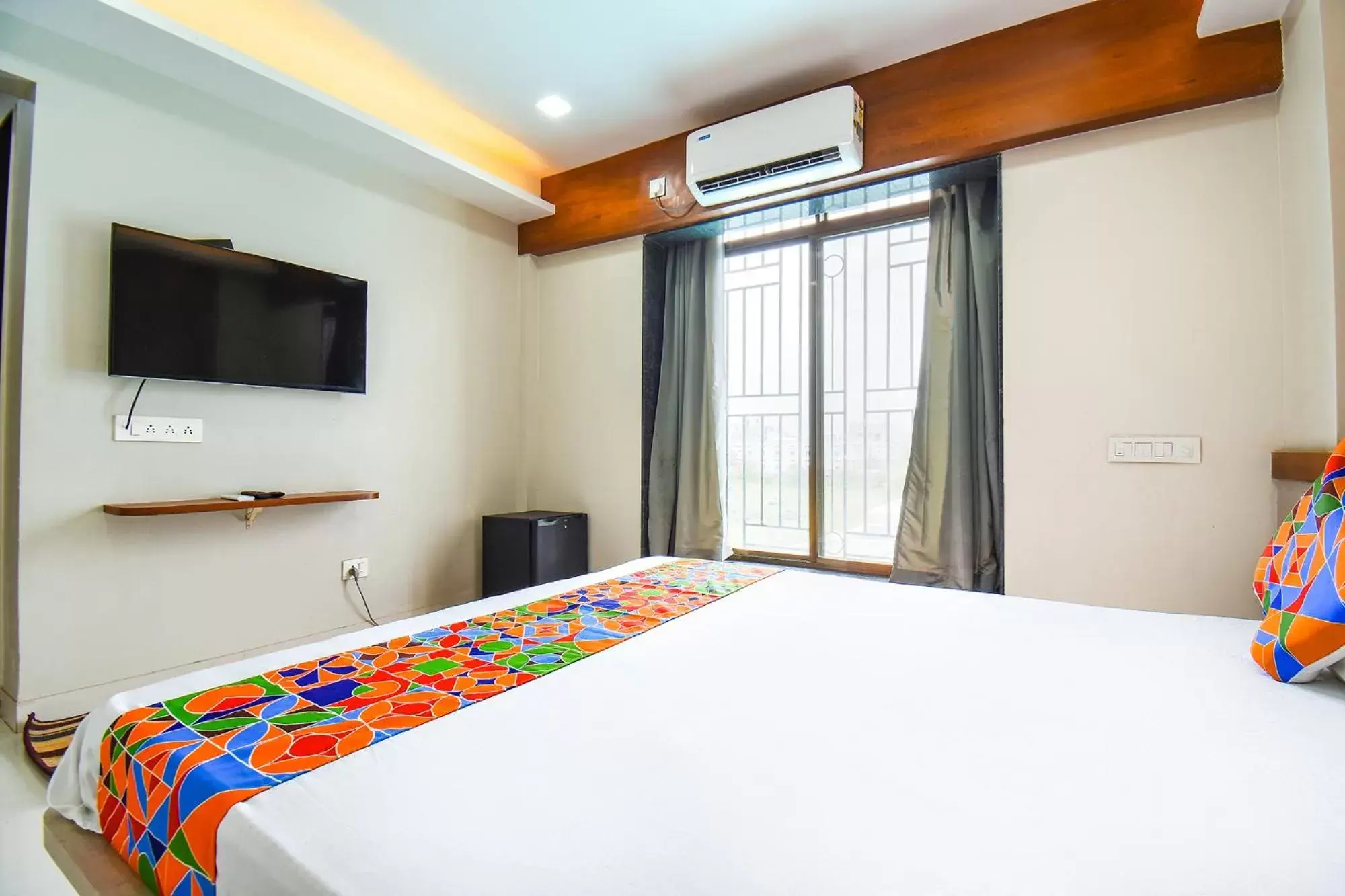 Bed in FabHotel Prime Rajmudra - Nr Butterfly Park - Hinjawadi Bed in FabHotel Prime Rajmudra - Nr Butterfly Park - Hinjawadi