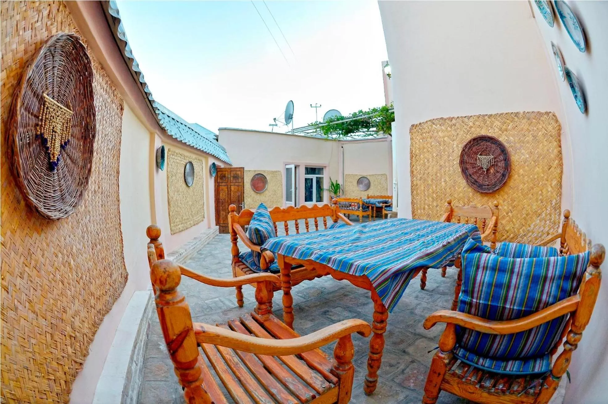 Patio in Minzifa Inn