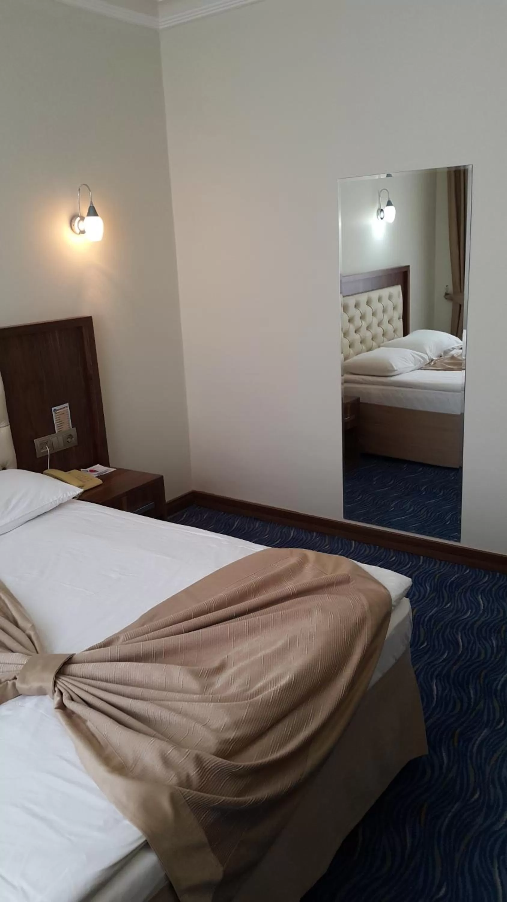 TV and multimedia, Bed in Miroglu Hotel