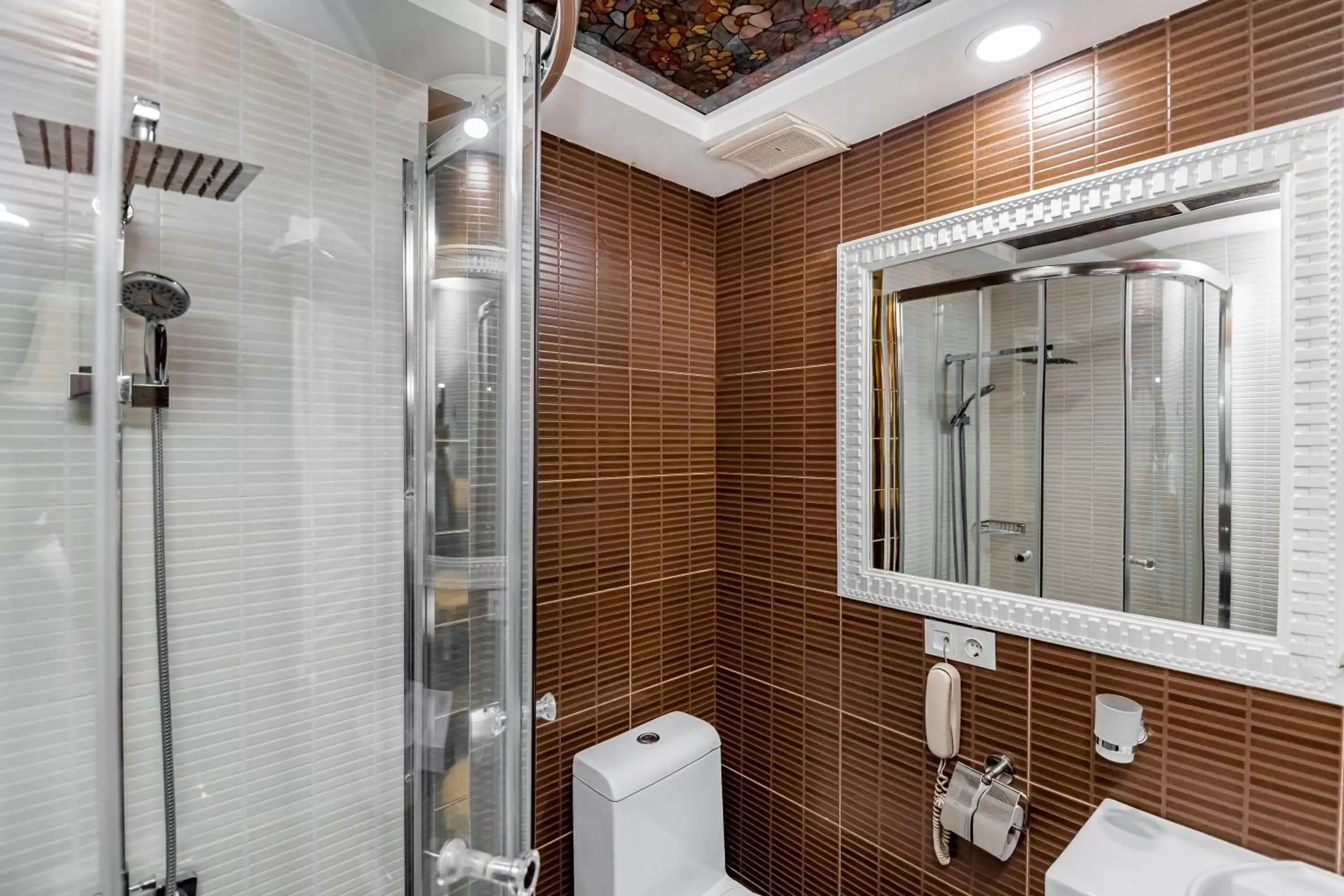 Shower, Bathroom in Borjomi Palace Health & Spa Center