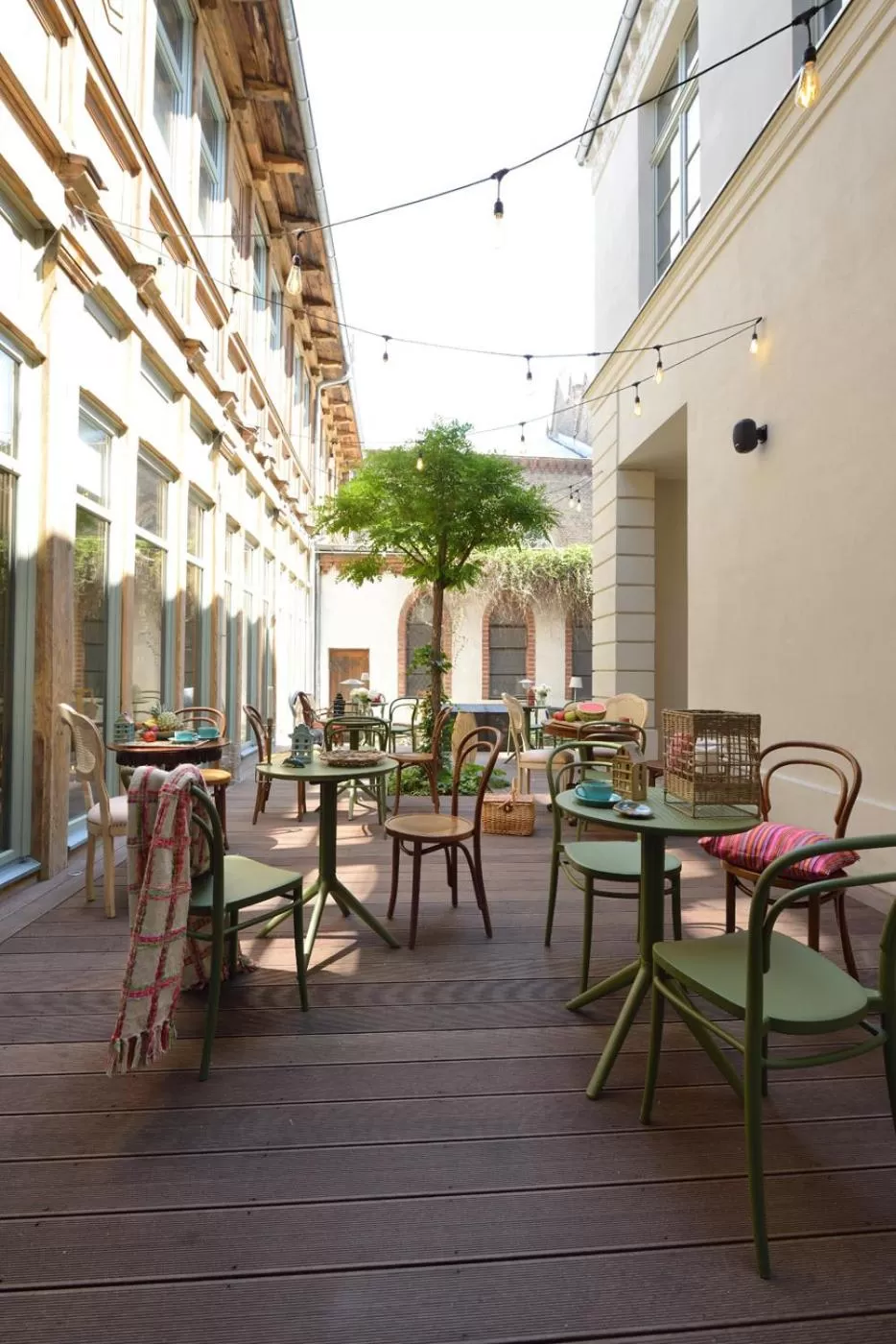 Patio in ARCHE Dwór Uphagena Gdańsk