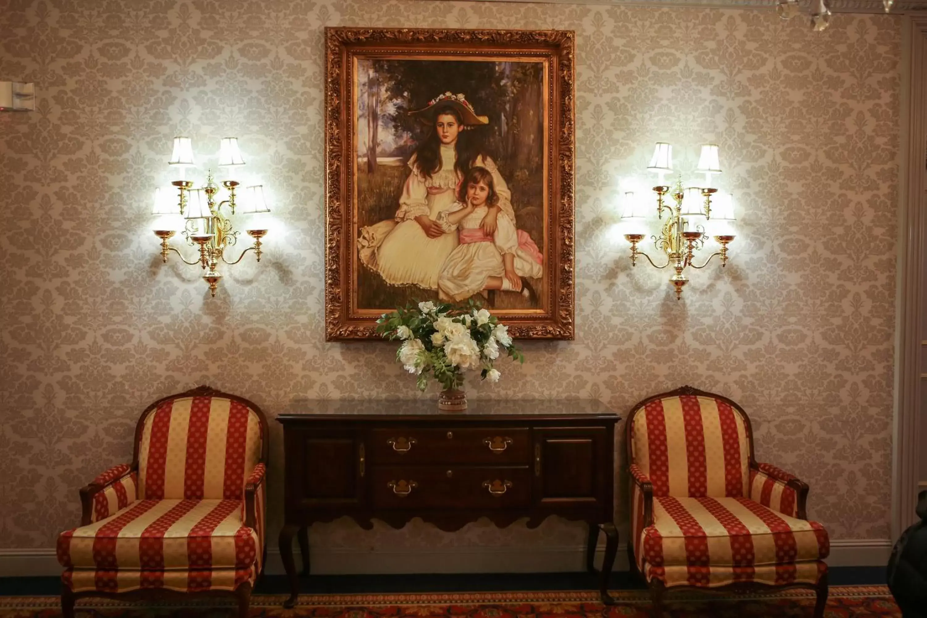 Decorative detail, Seating Area in The Bristol Hotel Campbell San Jose