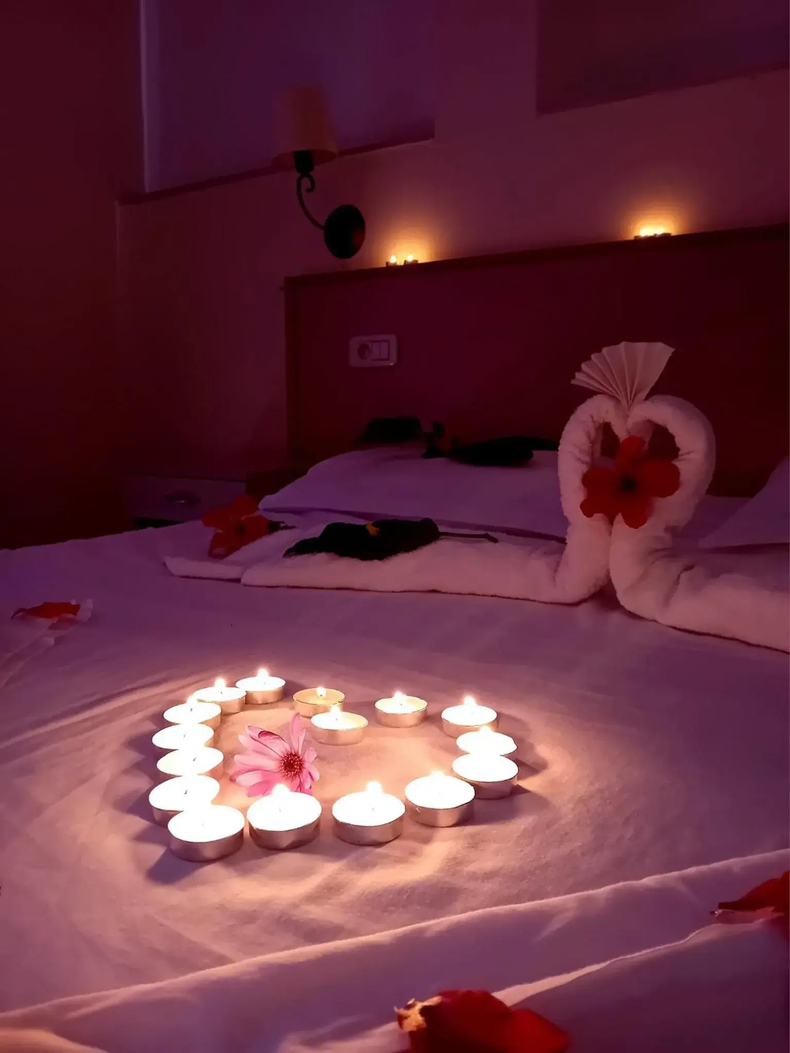 Bed in Hôtel Romane