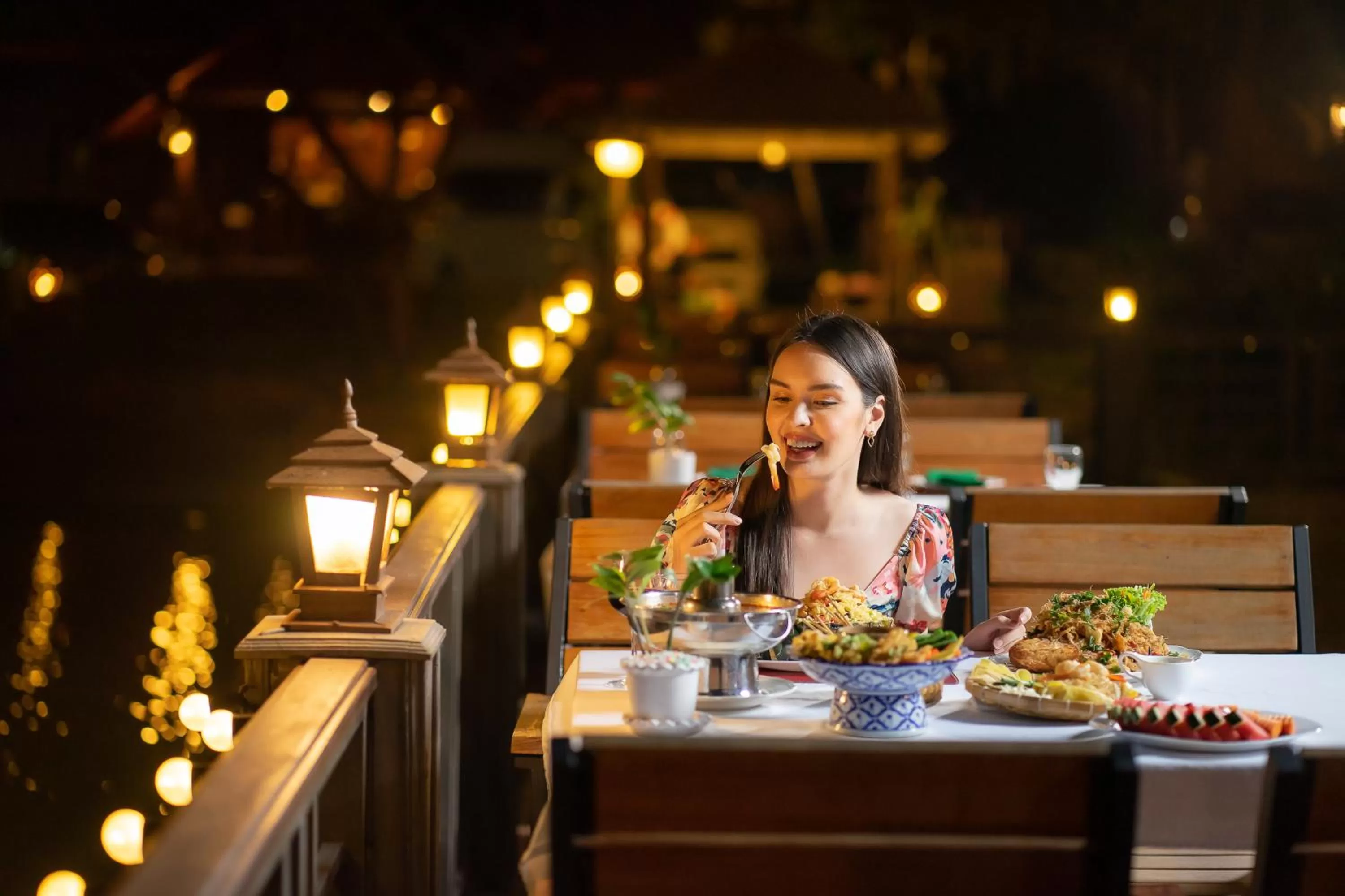 Dinner in Le Charme Sukhothai Historical Park