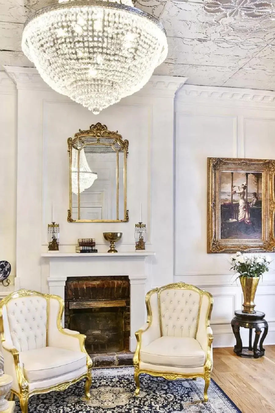 Seating Area in French Quarter Mansion