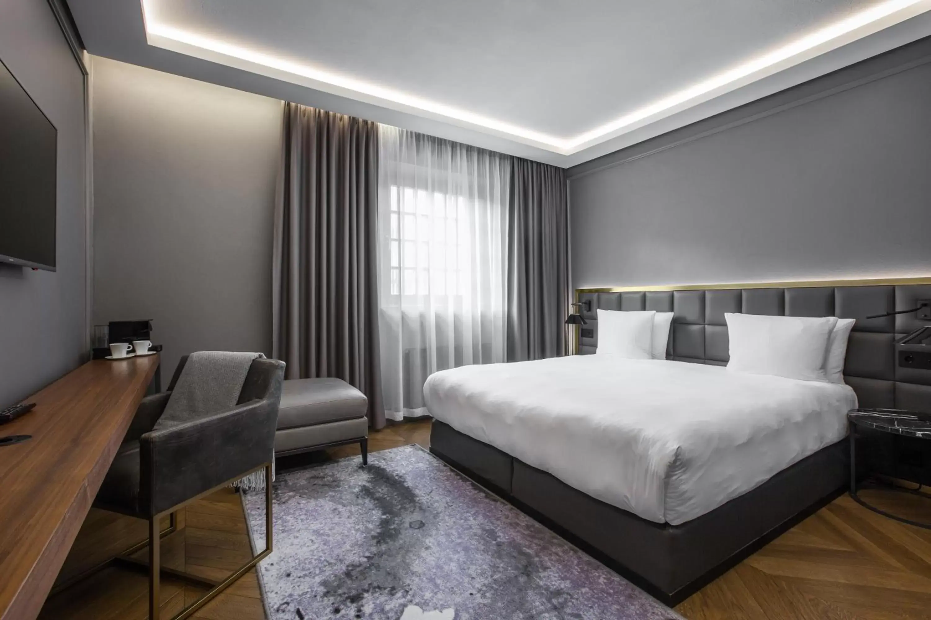 Bedroom, Bed in Hotel Pacai, Vilnius, a Member of Design Hotels