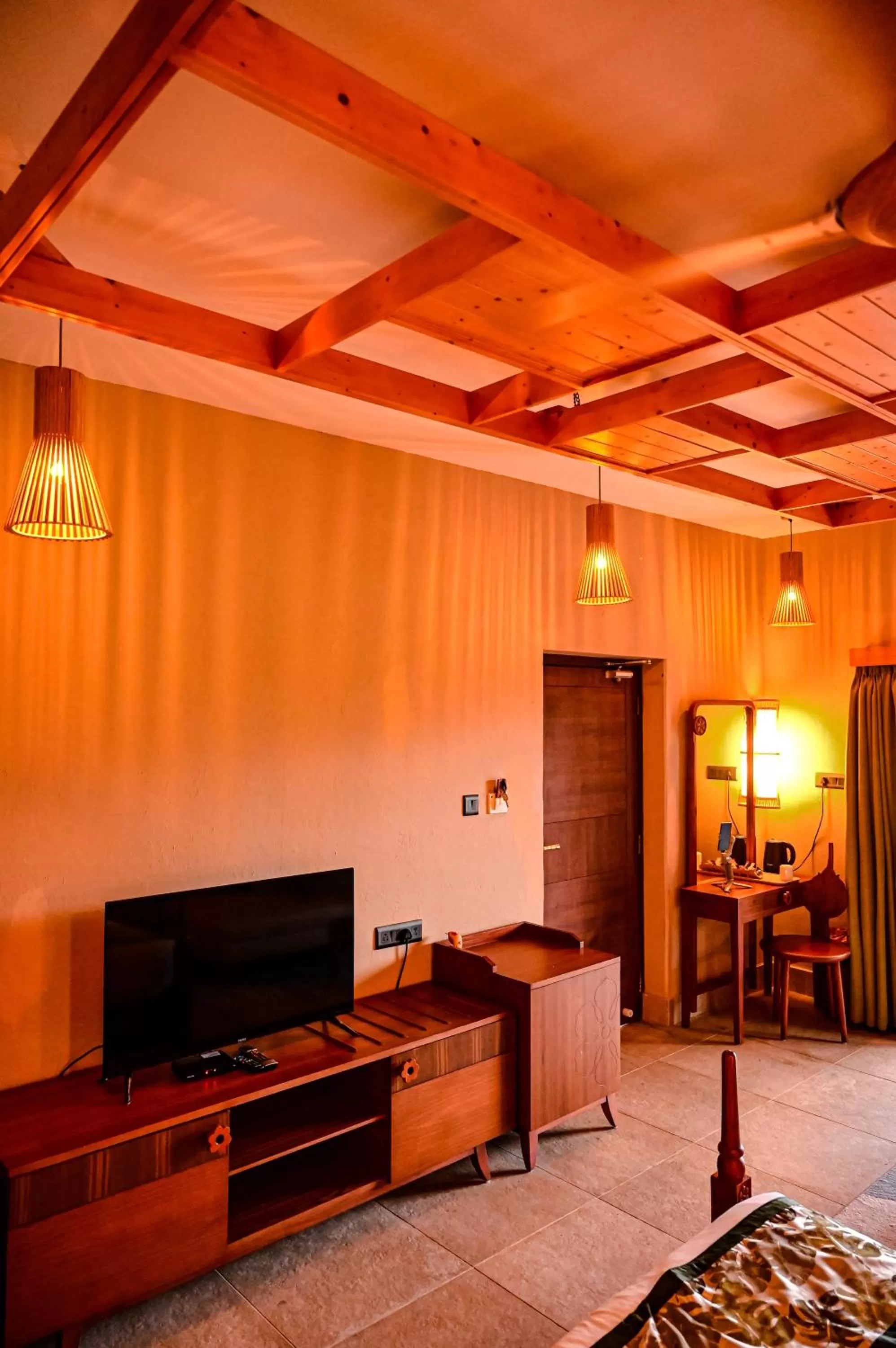 Bed in Hotel Sonar Bangla Sundarban